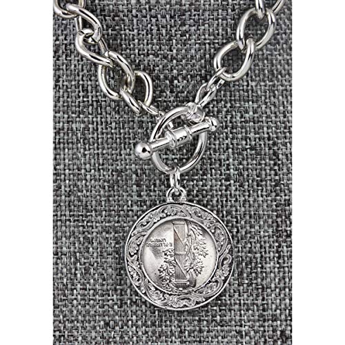 Silver Mercury Dime Silvertone Coin Toggle Bracelet2