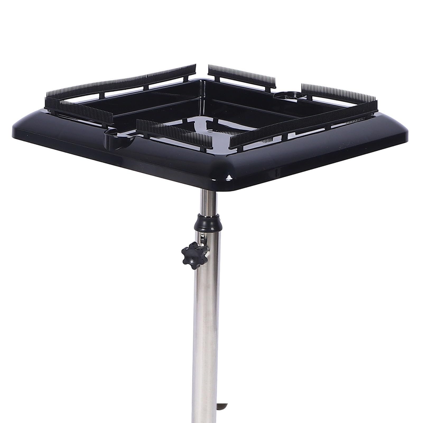 Generic Carro con Bandeja para Salón, Carro con Bandeja Rodante para Peluquero Duradero, Ruedas Flexibles, para Extensión de Cabello para Salón de Pelucas, 40 X 40 X 70 Cm a 40 40 110 Cm