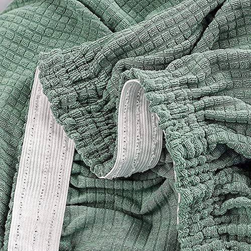 Zsdcgc Curved Back Accent Chair Covers, 2Pcs Modern Bar Stools Covers Wing Back Chair Protector With Elastic Bottom, Machine Washable (Color : Black) #TOP3