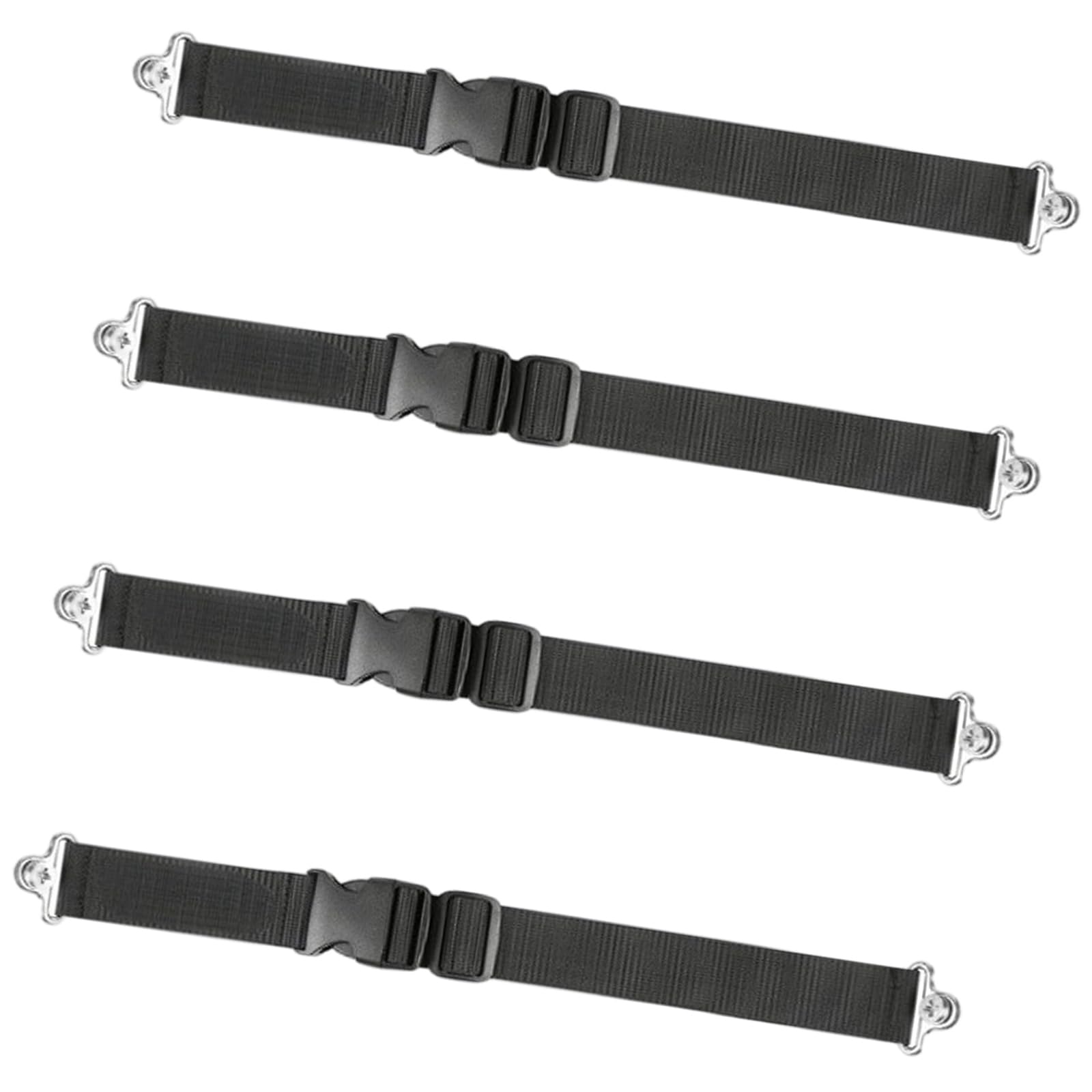 Yrohgkpn 4 Items Waste Bin Cover Strap Waterproof Adjustable Length Garbage Can Lid Retainer Strap For Outdoor And Indoor Coon Wastebasket Lid Belt