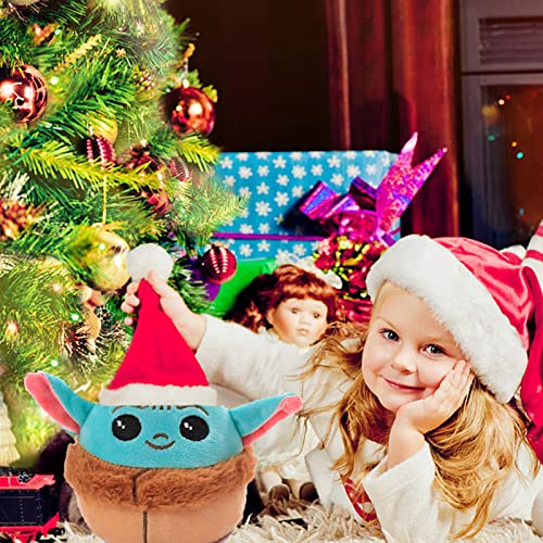 Netdeon 10 Inch Baby Yoda Reversible Plushie Toy Stuffed Animal Sided Flip Toy Show Your Mood At All Times,Gift For Kids #TOP4