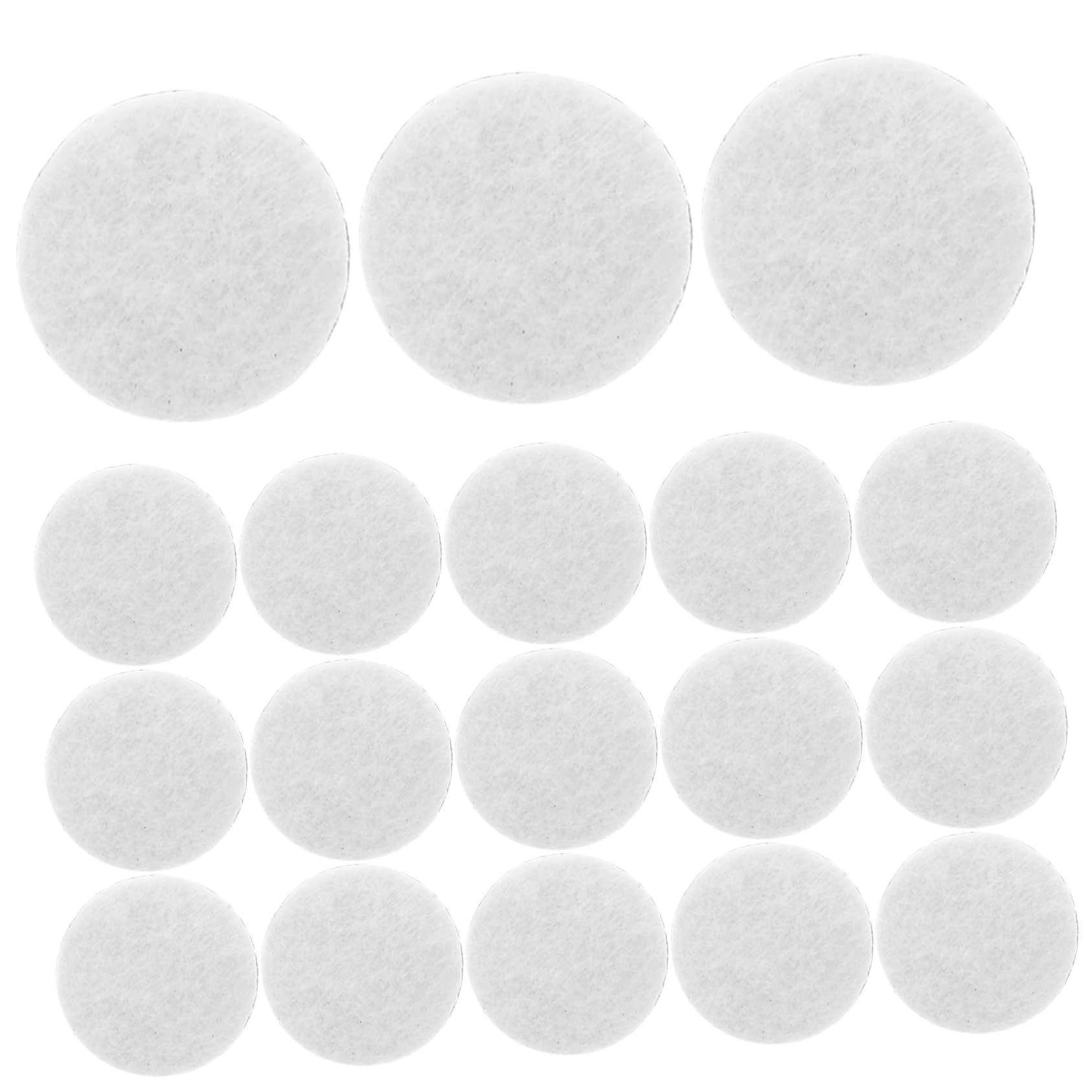 Holibanna DIY Felt Circles 500pc Felt Stickers Adhesive Backing for Clothing Home