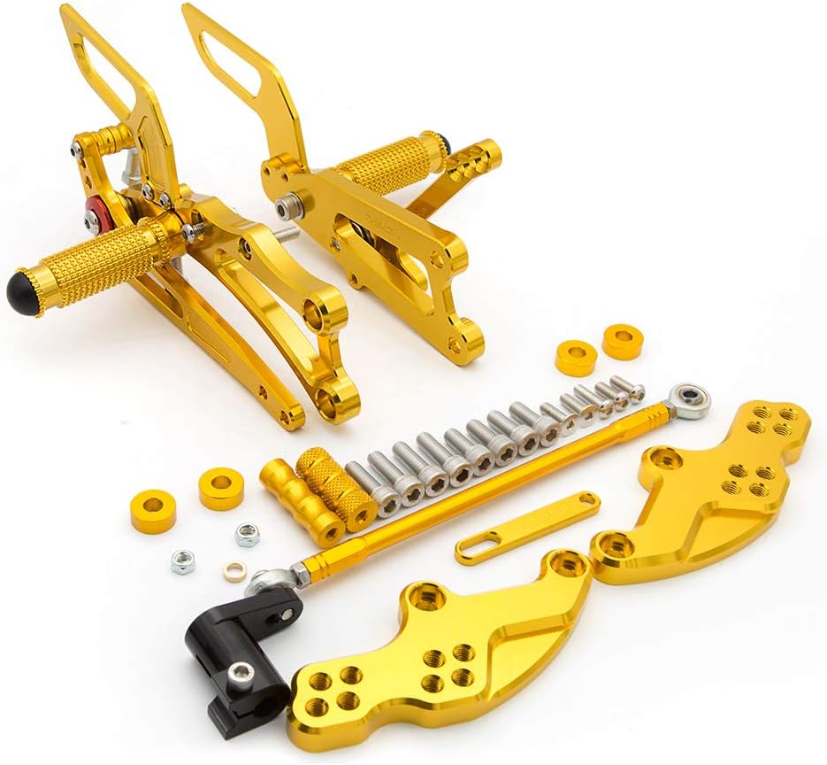 FXCNC CNC Billet Motorcycle Rearsets Foot Pegs Rear Set