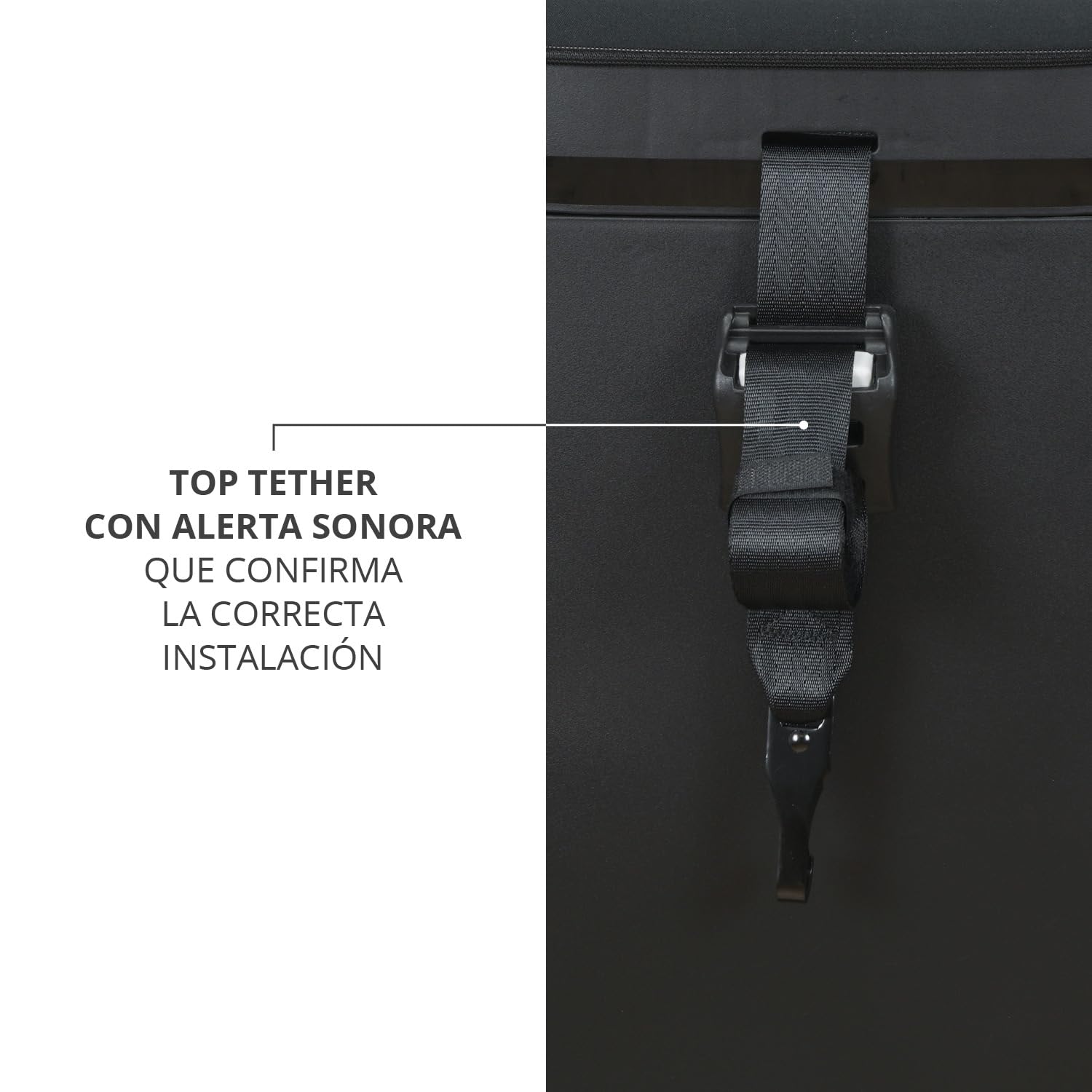 Play One i-Size. Silla de coche con isofix grupo 1/2/3, para bebé de 15 meses y niños de hasta 12 años o 76 cm - 150 cm altura (Black Safe&Go)