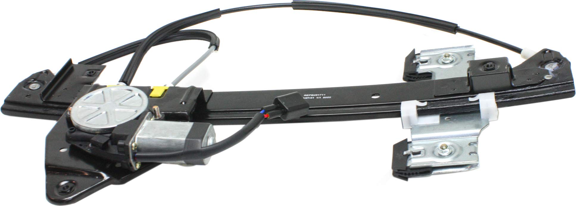 Kit De 2 Reguladores De Ventana Eléctrica Traseros Para Chevy Trailblazer 2002-2009, Con Motor Y Montaje Directo
