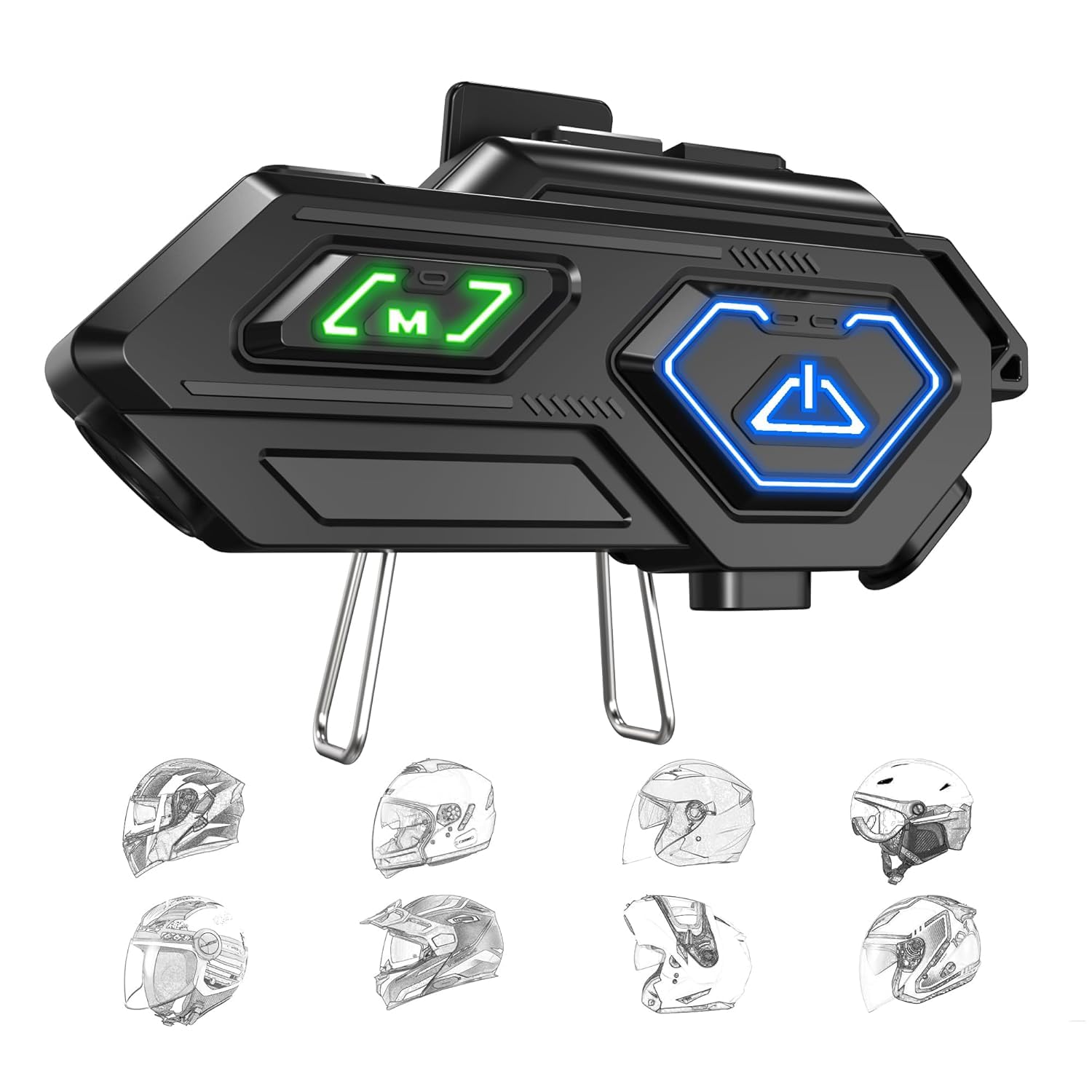 Sounce Helmet Bluetooth: AI Noise Cancellation & RGB -9