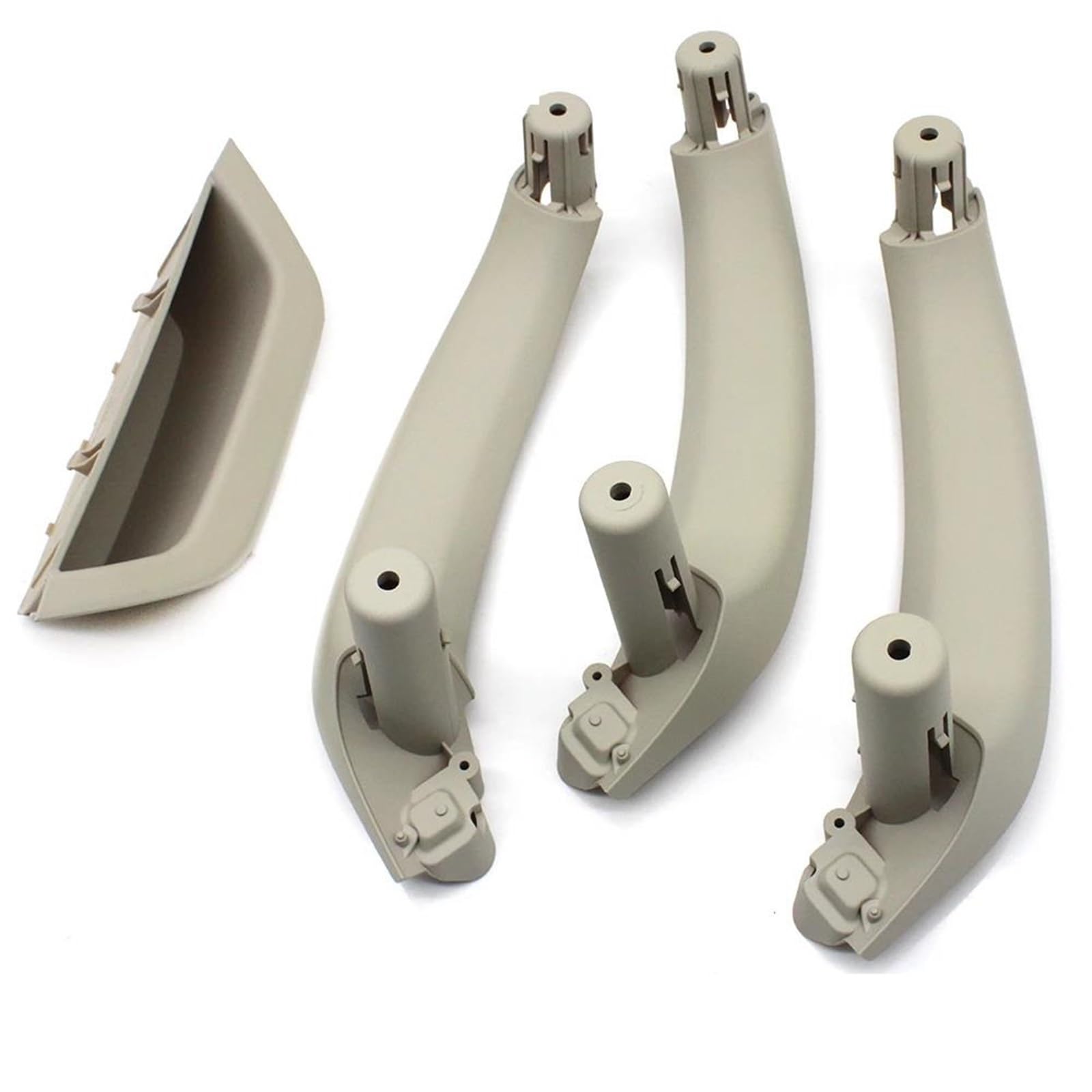 Lvxvmozeok One Color Interior Door Handle Armrest For X3 For X4 For F25 For F26 2010-2016 Lhd Interior Car Accessories Inner Door Armrest Panel Pull Handle Set(Lhd Oyster Set)