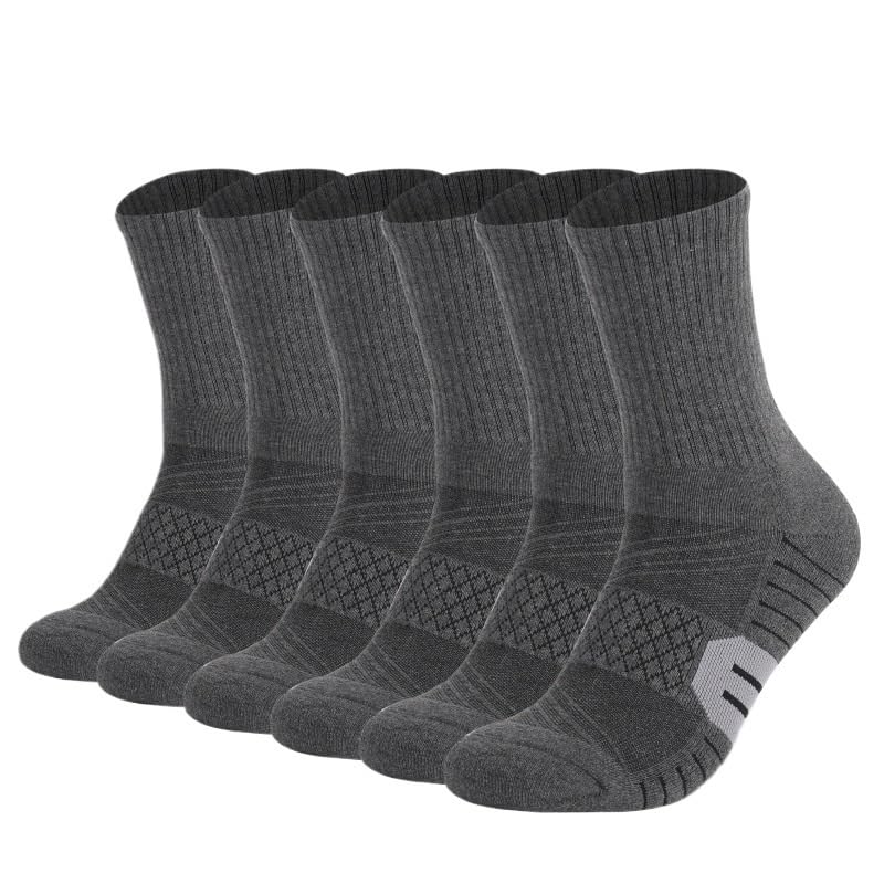 Gepolsterte Sportsocken – Gepolsterte Laufsocken for lange Distanzen for Männer und Frauen, atmungsaktive Sportsocken