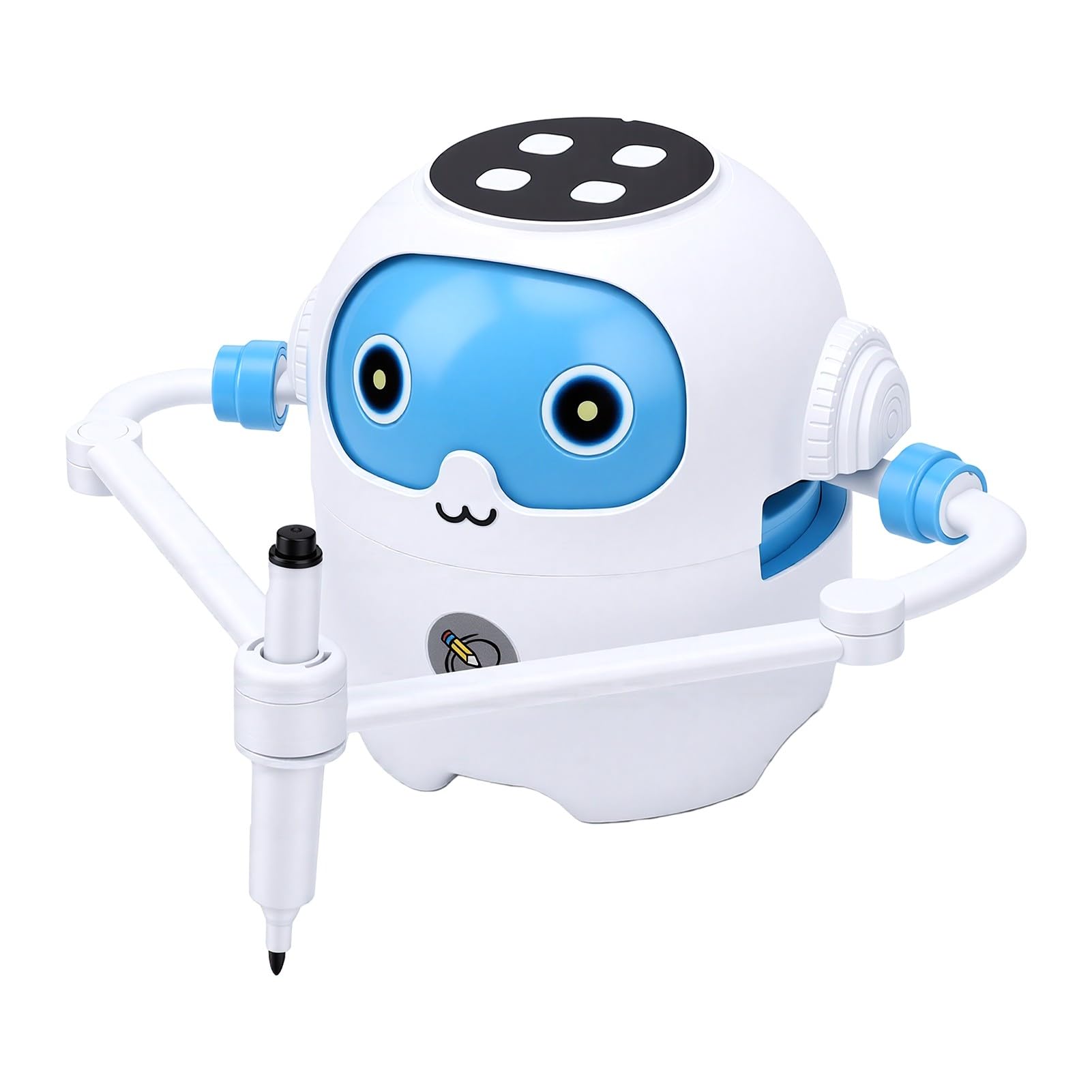 Robot de Dibujo, Juguete Educativo Inteligente para Pintar con Tarjetas y Bolígrafos de Colores para Niños y Niñas de 3 a 8 Años
