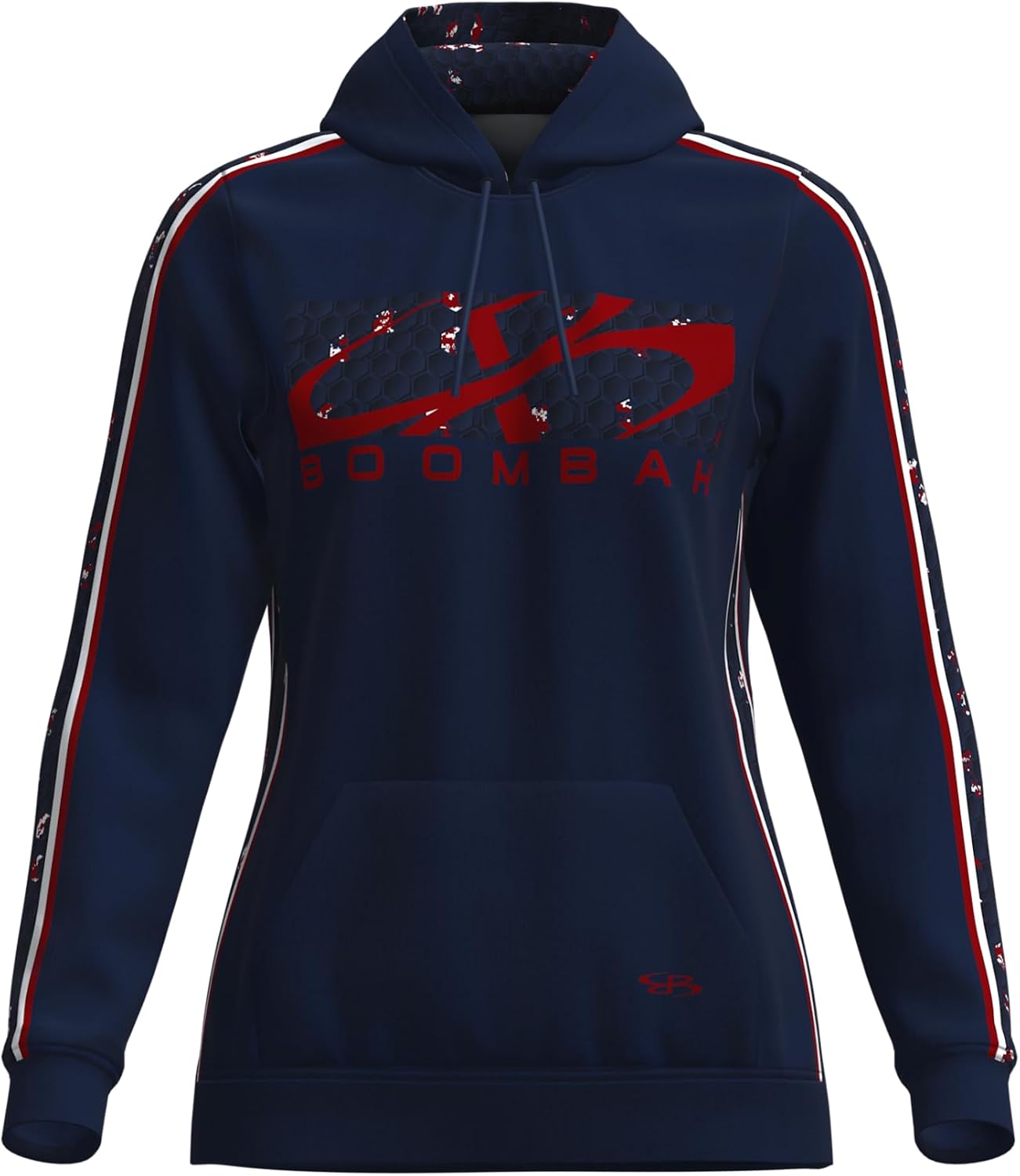 Boombah Women's Supreme Tech Fleece Hoodie, Athletic Hoodie, Soft Brushed Interior, Lightweight Warmth - Breakout