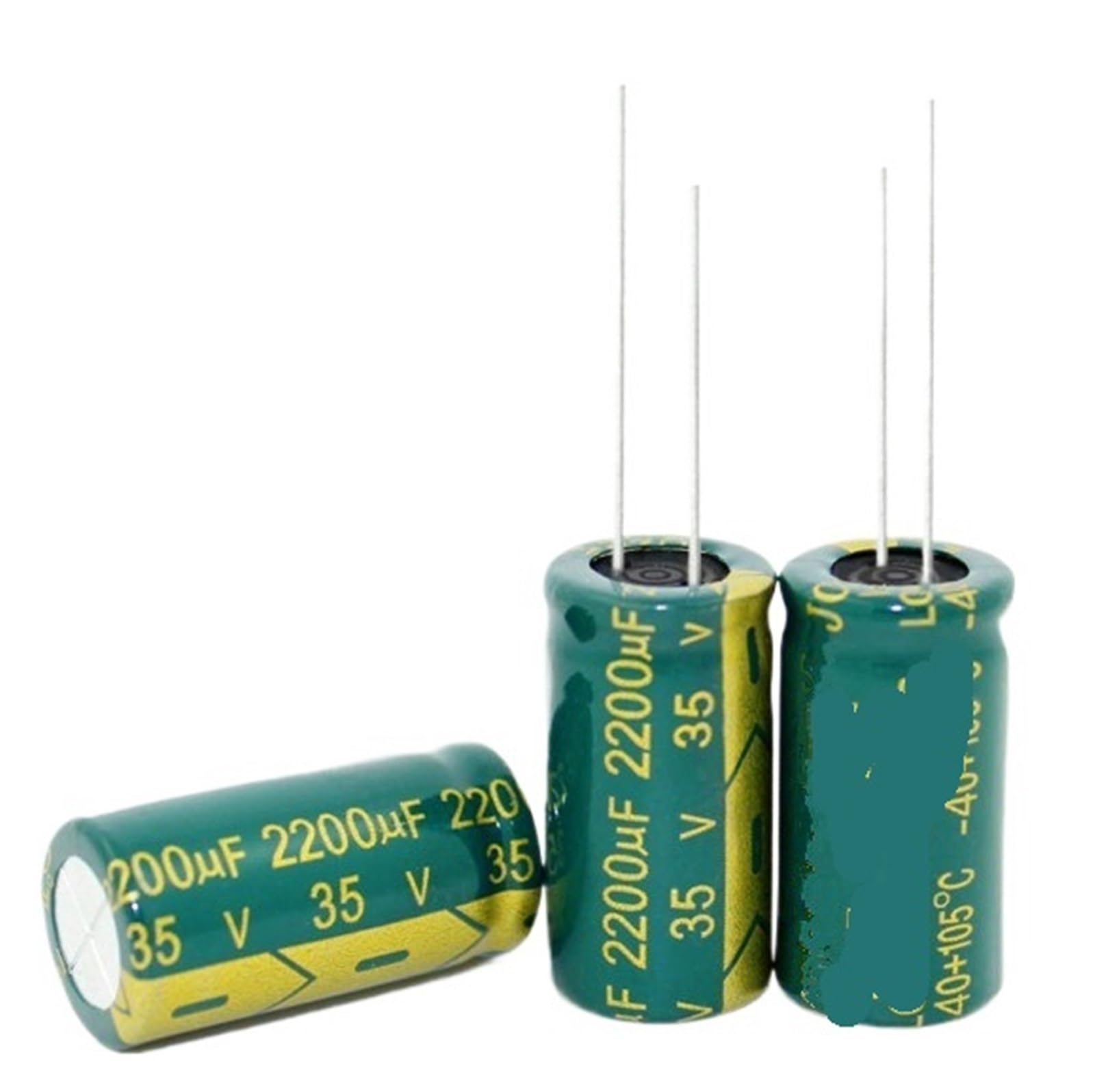 Condensadores 25v 2200uf de 13x21mm pack de componentes radiales para placas electrónicas