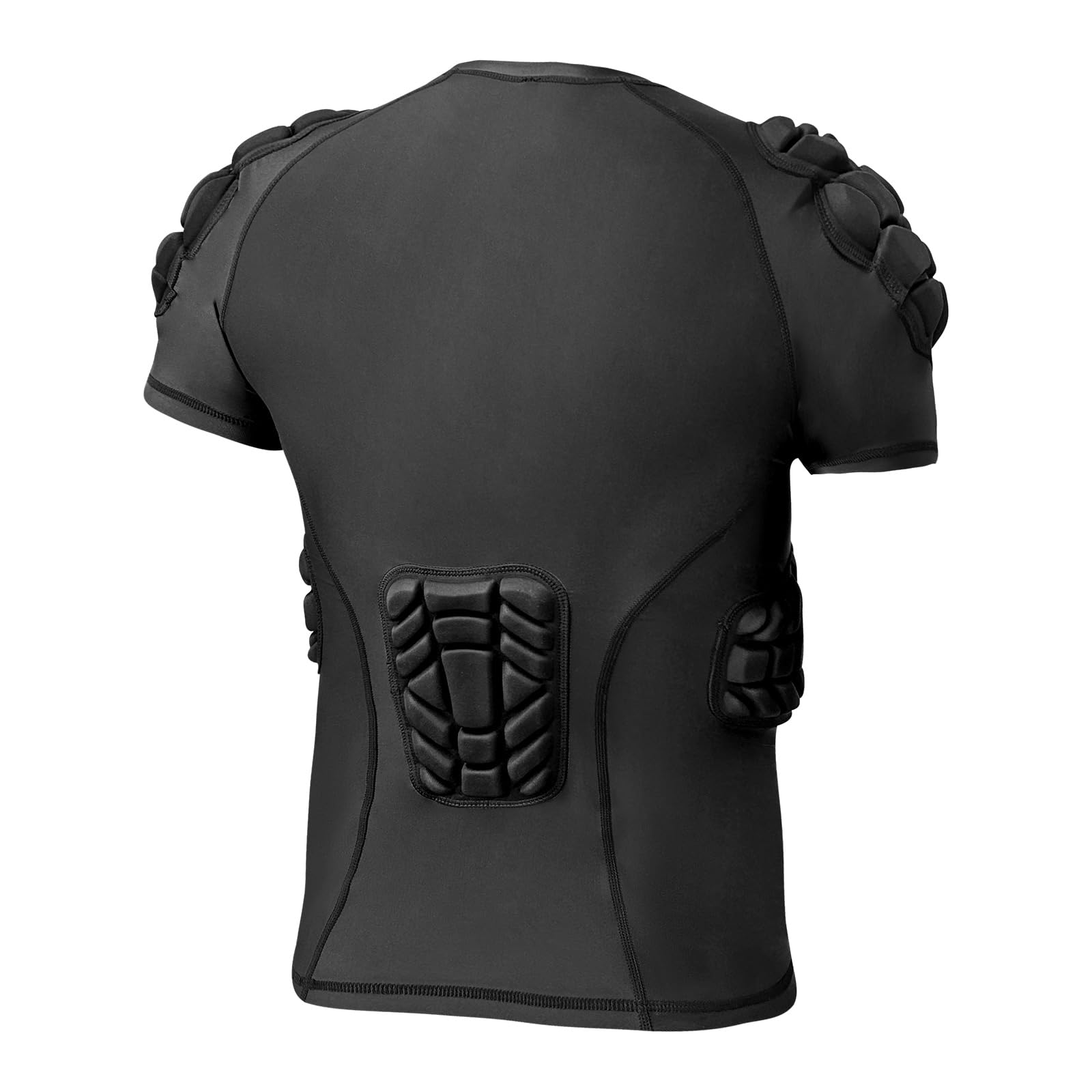 Topeter Youth Football Rib Protector Compression Shirt, Chest, Heart, Shoulder, Sternum Guard Protective Gear