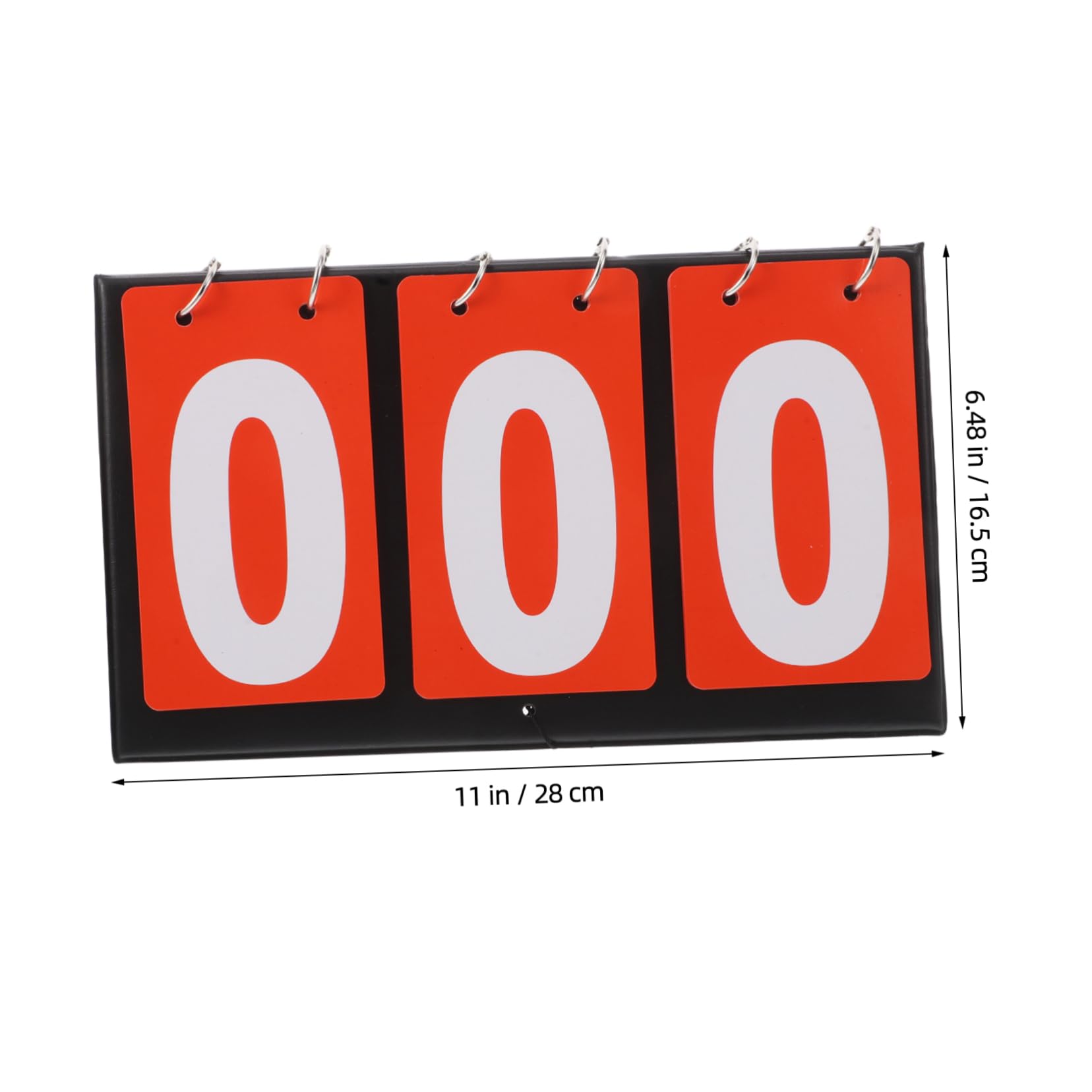 Yardwe 3- Sports Scoreboard Tabletop Basketball Scoreboard Flipper Portable Ticker for Sports Games