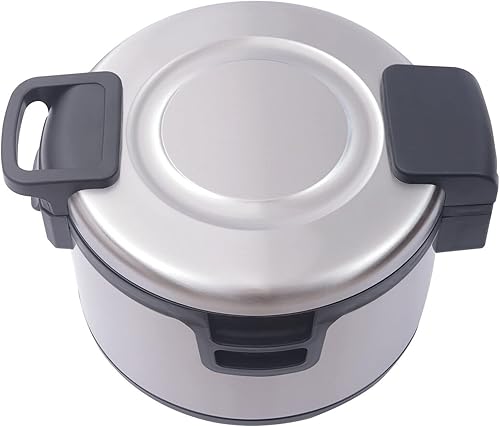 Miniatura 5 de Arrocera eléctrica de 19 litros, calentador de arroz de sushi antiadherente comercial con olla interior, calentador de arroz térmico con aislamiento