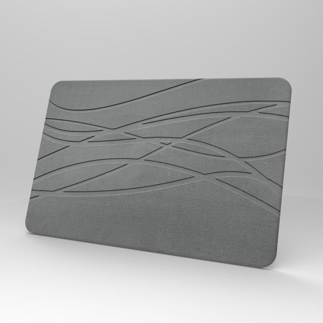 Alfombra baño diatomita - Alfombrilla diatomita - Alfombra de Piedra Secado rapido - Alfombrilla Antideslizante baño, Absorbente higiénica para Ducha y Fregadero
