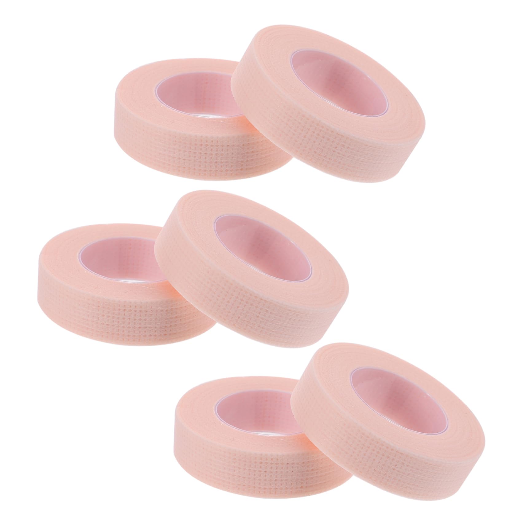 Beatifufu 6 Rolls Pink Lash Tapes Lash Extension Eye Pads Soft Ventilated for Easy Grafting Great for Home