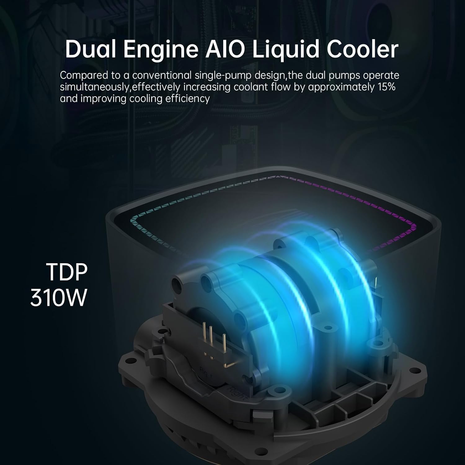 Amazon.co.jp: PCCOOLER DE360 CPU AIO Liquid Cooler (DE360 WH