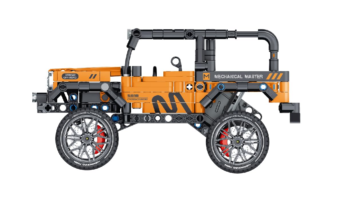 iM.Master 434-Piece Pull-Off Road Vehicle Orange, 2,400.6 cubic centimeters - Image 4