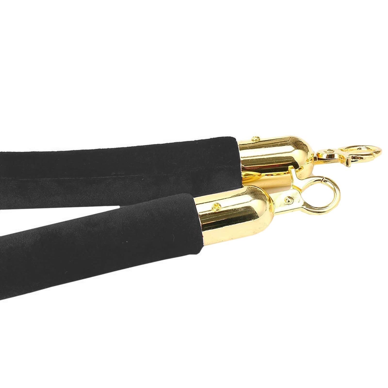 Guardrail rope， Barrier Ropes for Crowd Control, Hotels/Theaters Industrial Stanchion Rope, for Red Carpet/Filmroom/Wedding/(Black,Length 2.7M/8.9Ft/106In)