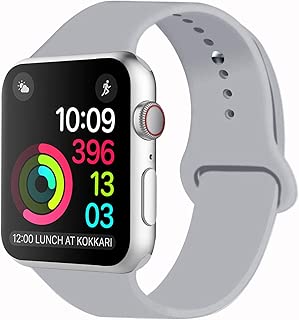 Idon Sport Watch Band, Soft Silicone Replacement Sports Band Compatible with Apple Watch Band 2018 Series 5/4/3/2/1 38MM 40MM 42MM 44MM for Apple Watch All Models - coolthings.us