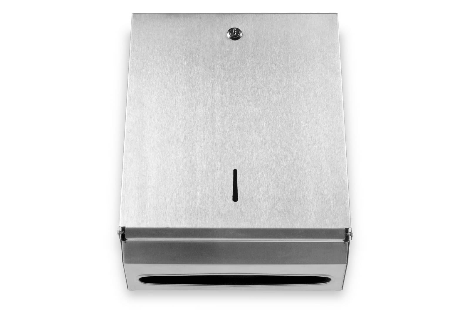 SemyTop Top ST-88672 Falthandtuch-Spender für ZZ-Falz, Edelstahl, metall, 28