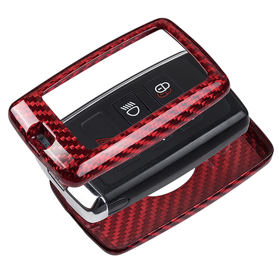 M.JVisun Genuine Carbon Fiber Key Fob Cover For Land Rover Defender Discovery 5 Sport For - View #6
