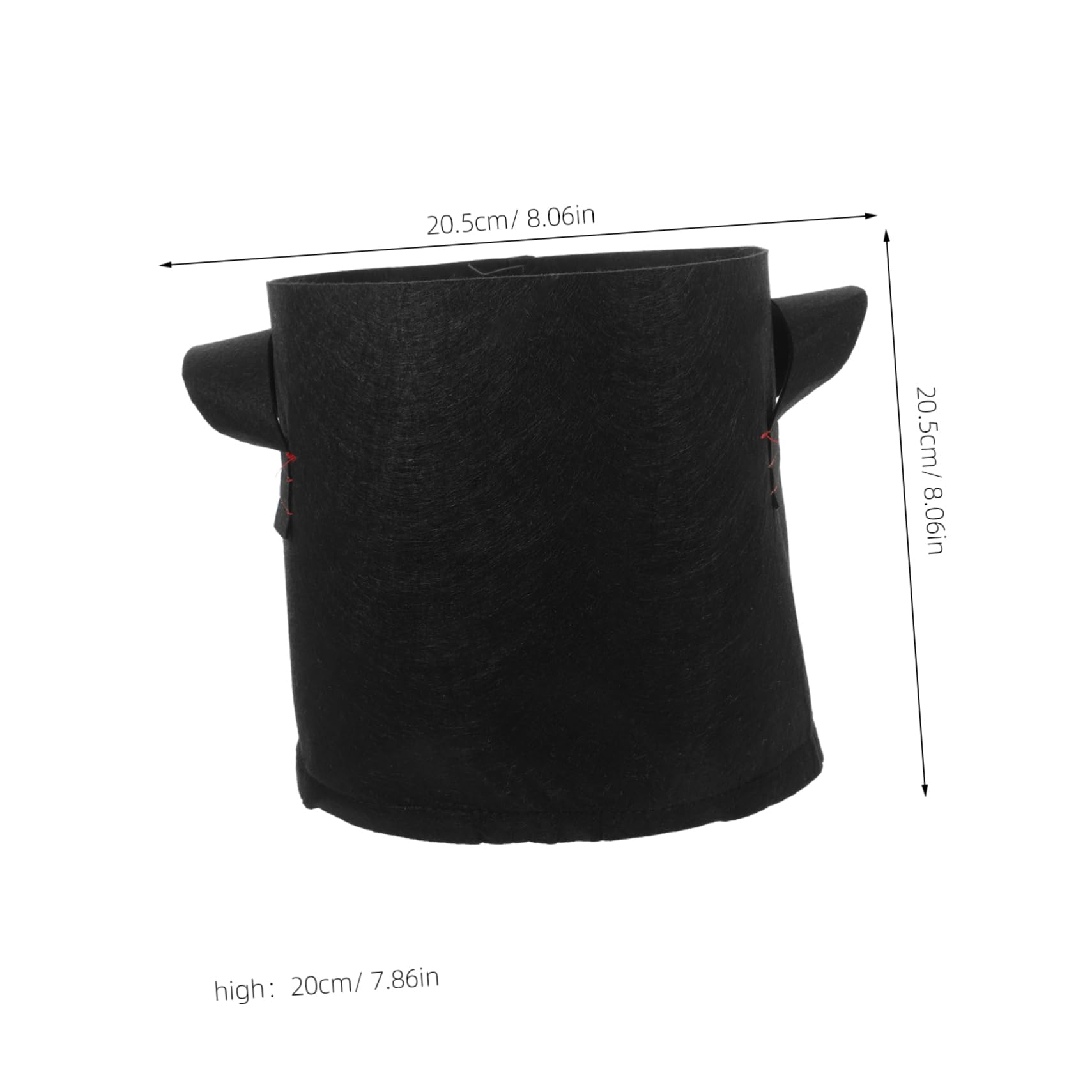 INOOMP 12pièces Sacs De Culture Tissu Non Tissé Épais avec Poignées pour Plantation De Pommes De Terre Légumes Fleurs Intérieur Et Extérieur