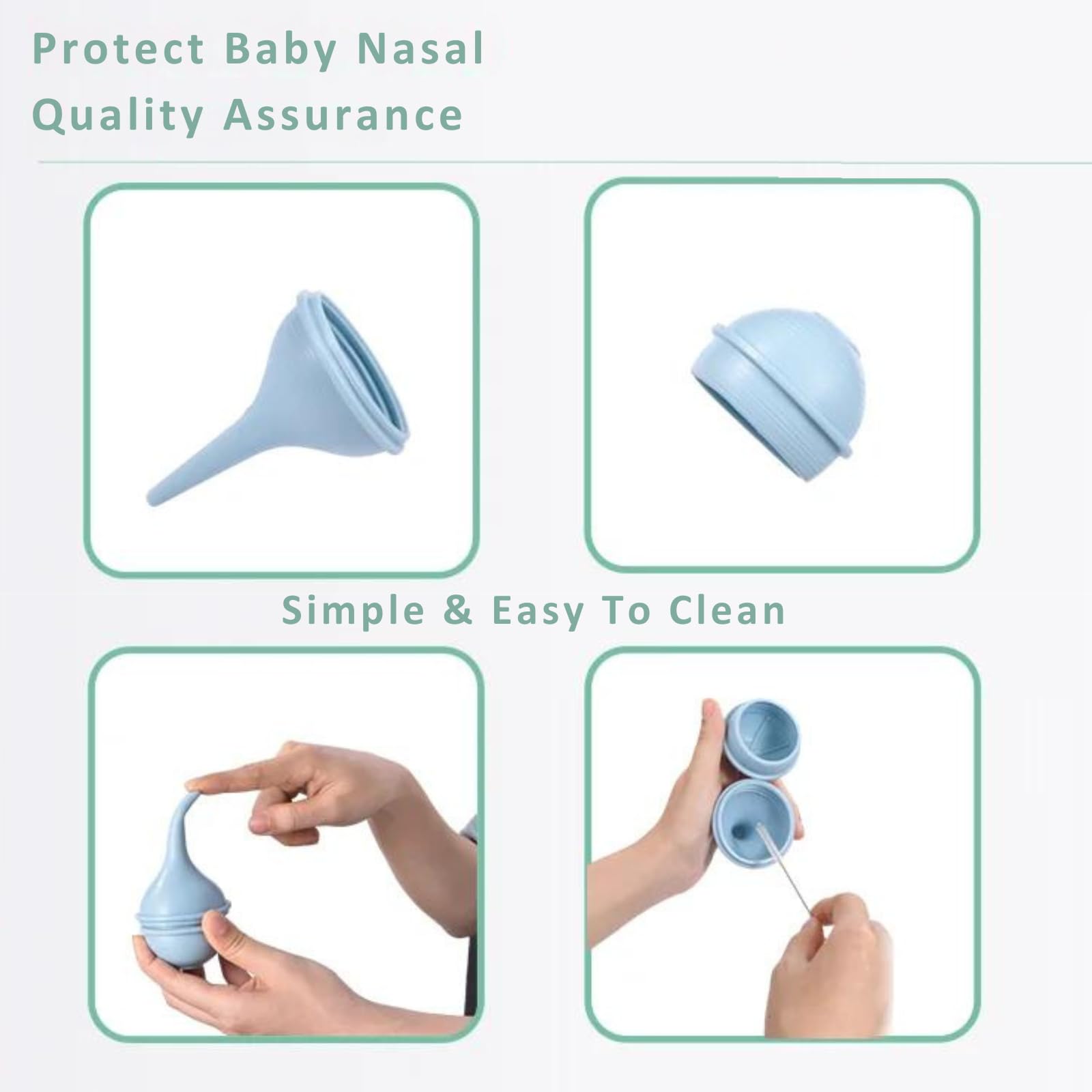 The Autostory U'Best Ultimate Cleanable Baby Nasal Aspirator - Hospital Grade Suction, Reusable & Portable Nose Cleaner for Hygienic Relief. No More Bulb Waste, Just Safe & Easy Nasal Care! - Image 4 thumbnail