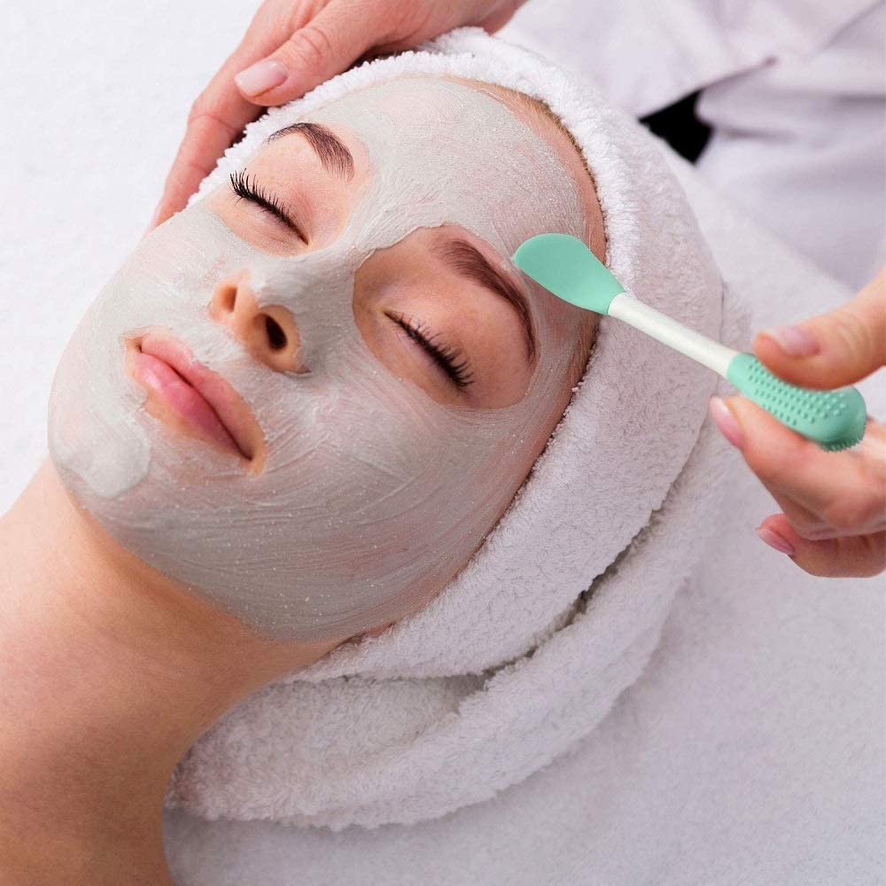 ZemGlam Silicone Face Scrubber Multipurpose, 3 in 1 Facial Cleansing Brush, Handheld Face Wash Brush for Pore Cleansing, Gentle Exfoliating, Removing Blackhead Brush 4