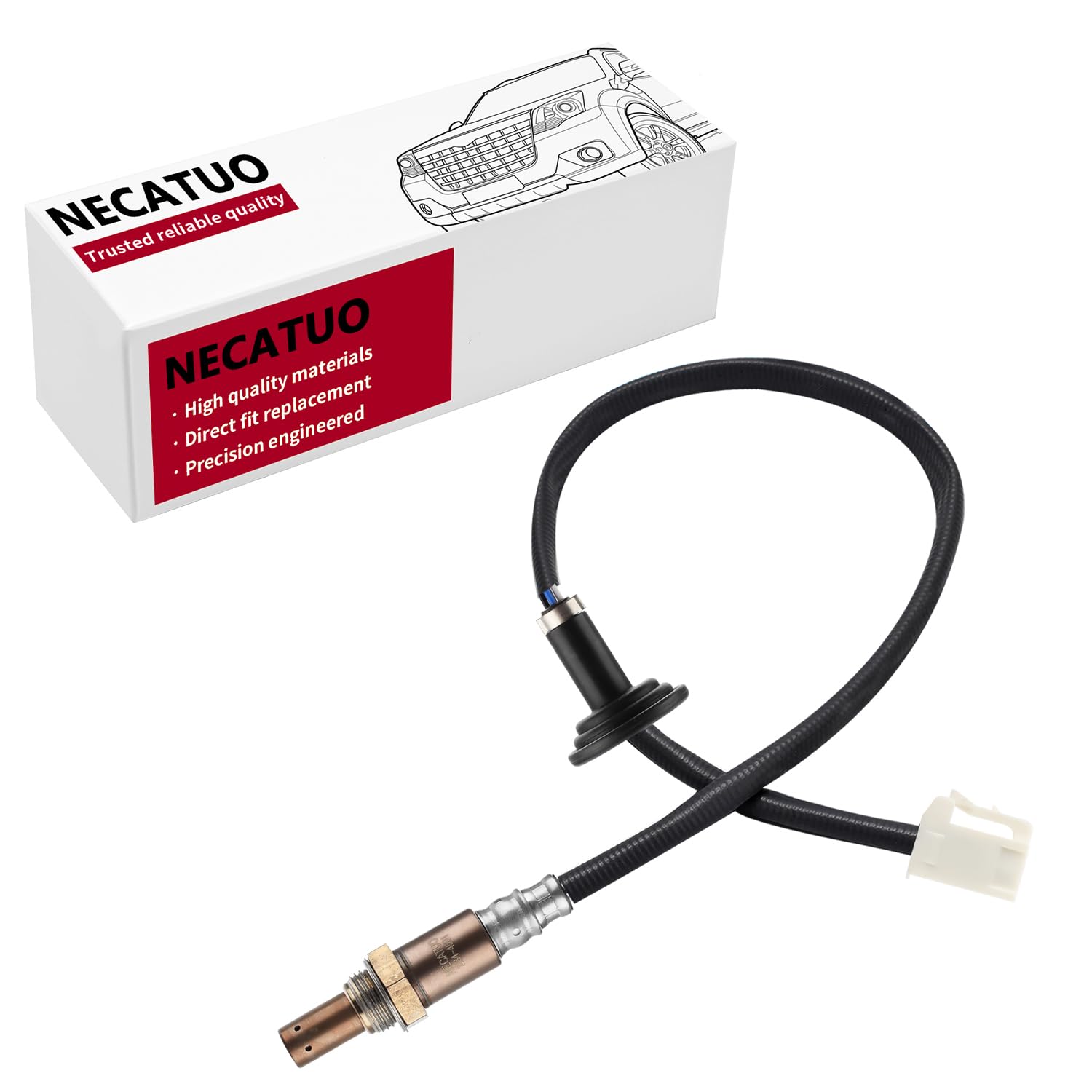 NECATUO O2 Oxygen Sensor Heated Air Fuel Ratio Compatible with Toyota RAV4 2006-2012 2.4L 2.5L 3.5L L4 V6 Replace# 234-4501