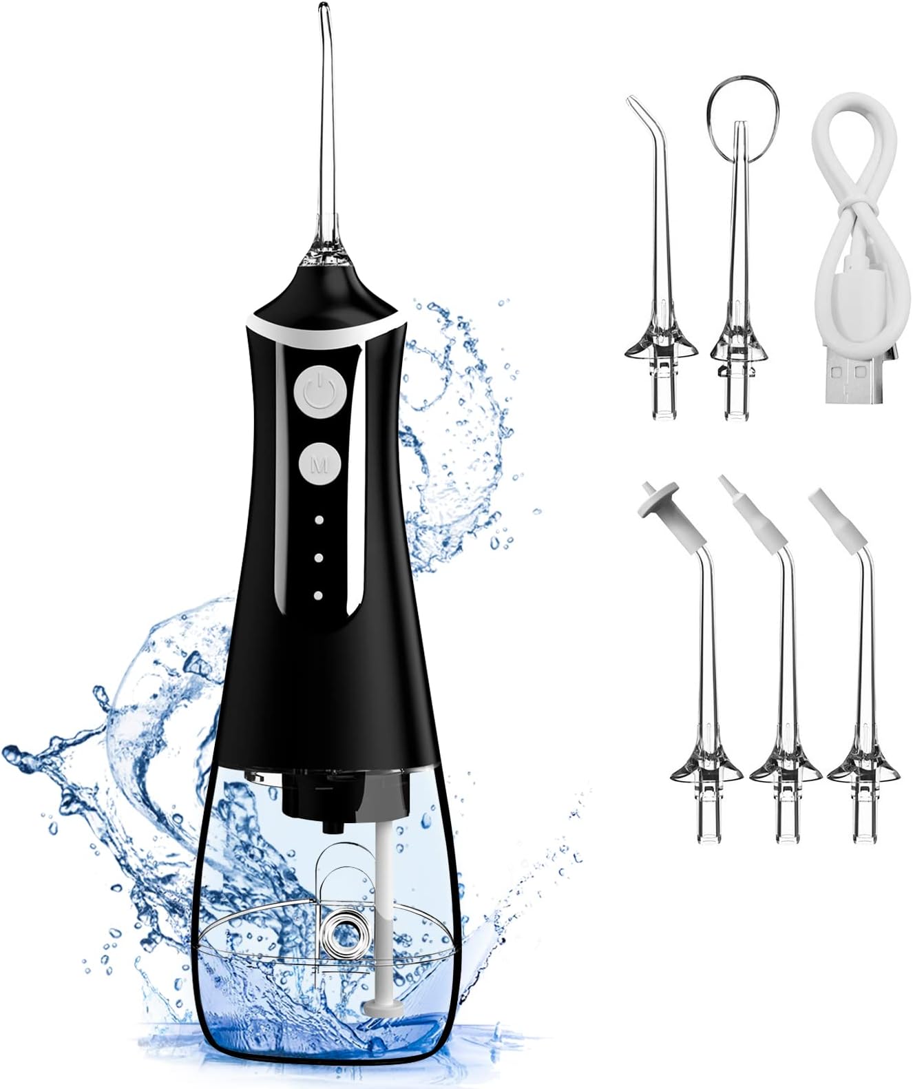 Black 300mL Water Flosser