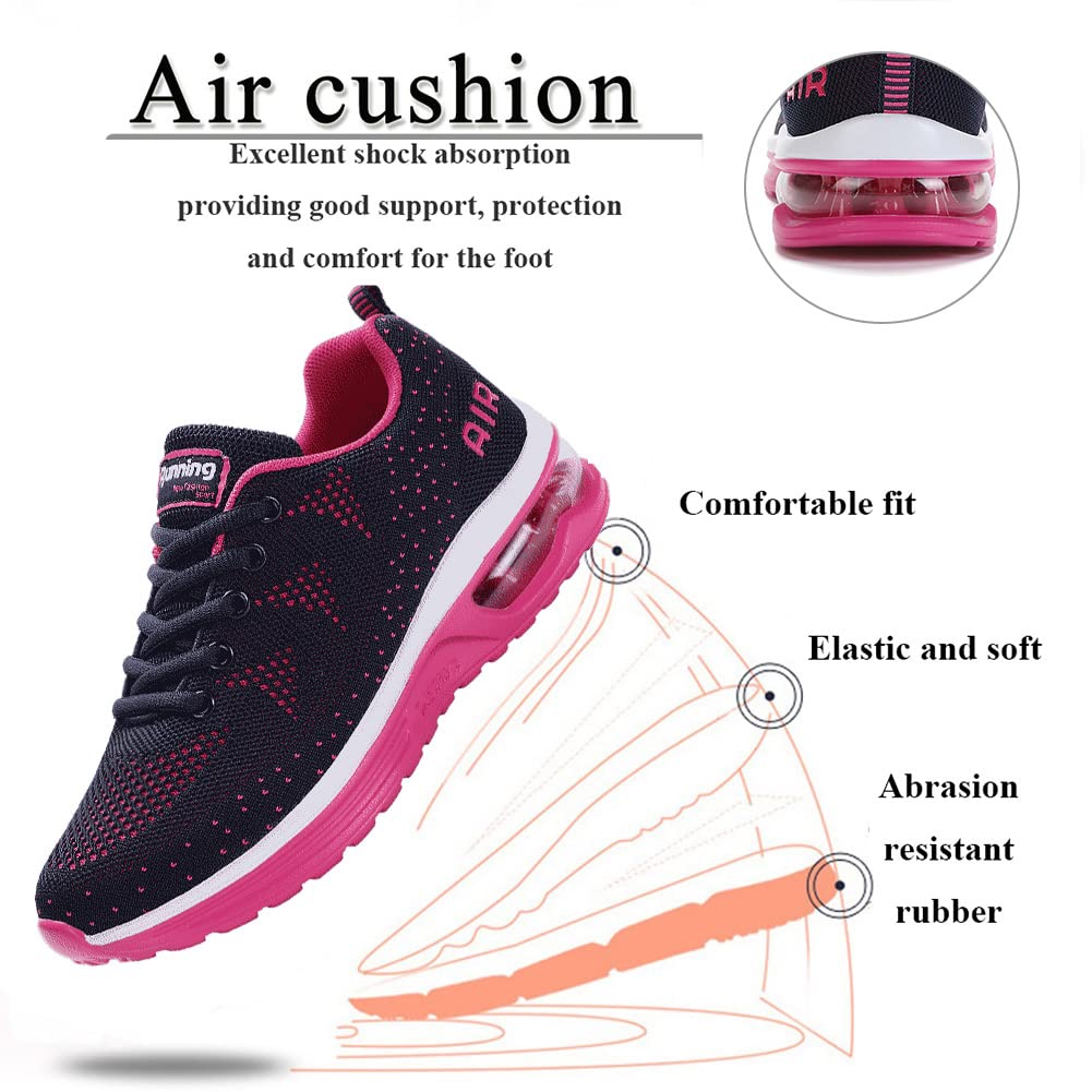 gojiang Scarpe da Ginnastica Uomo Donna Sneakers Scarpe da Corsa Sportive Casual Comode Leggero Respirabile Antiscivolo Jogging Fitness all'Aperto Camminata Scarpe Multicolor 34-46EU