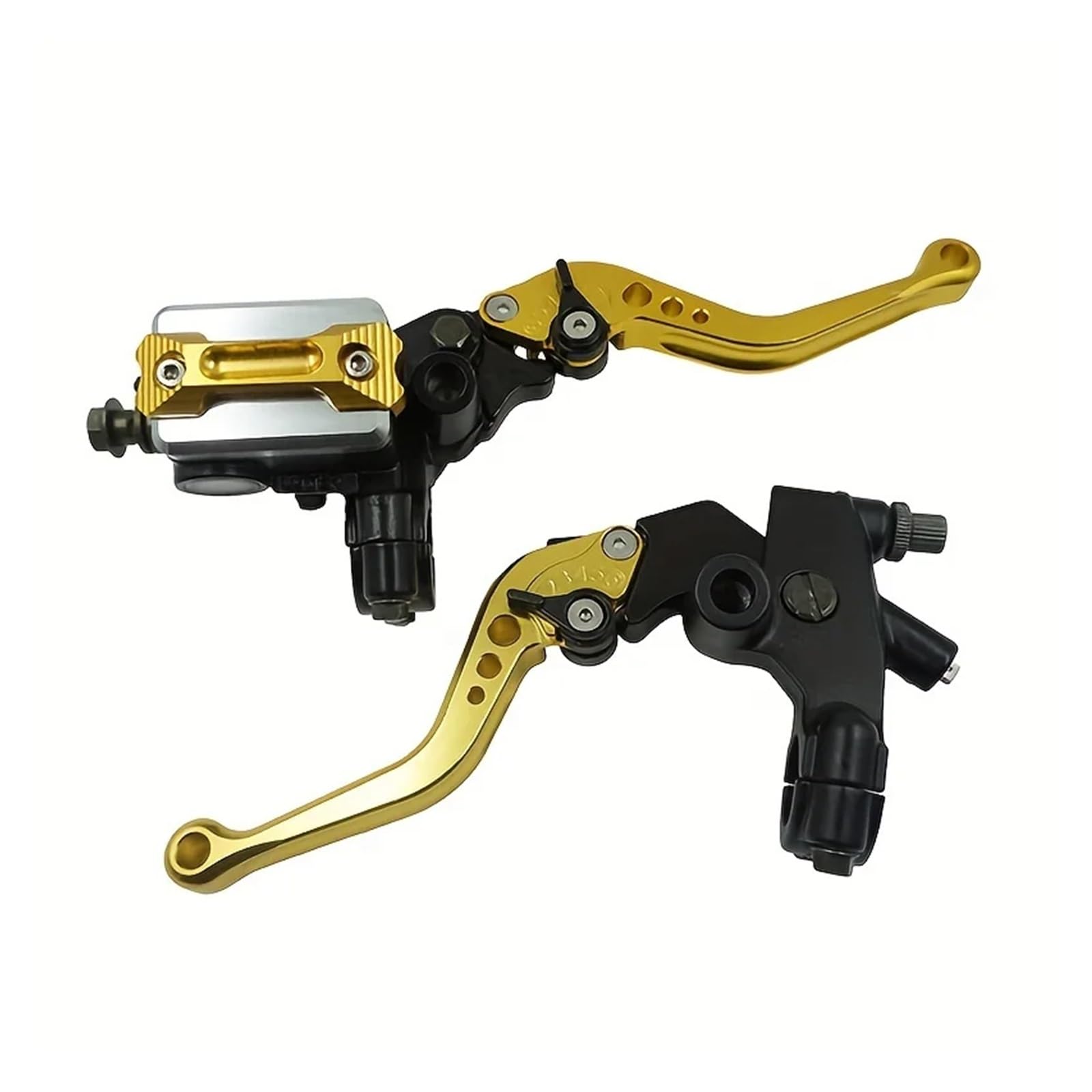 Ywqjiopm G Motorcycle Brake Clutch Lever 2Pcs 22Mm 7/8" Motorcycle Handlebar Master Cylinder Levers Handle Hydraulic Brake Pump Clutch Adjustable Hand Lever