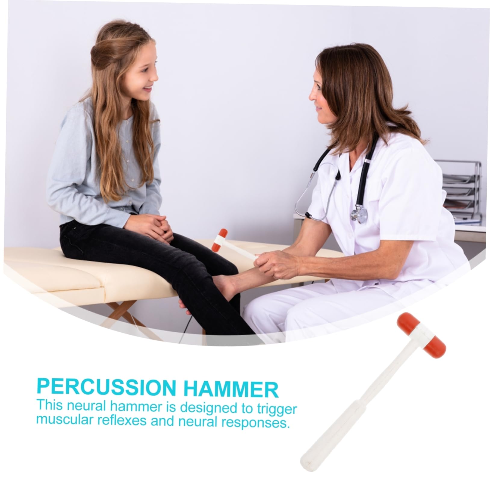 Gatuida 3piezas Martillo De Médico Para Pruebas Neurológicas Herramienta De Percusión Para Clínicas y Educación Diseño Ergonómico y Cómodo Para Reflexiones y Evaluación Médica