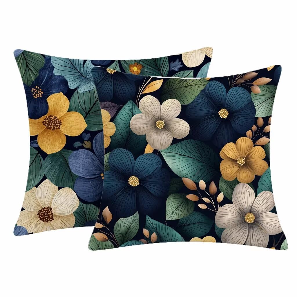 Housse coussin extérieur imperméable fleur pour embellir votre canapé de balcon et terrasse