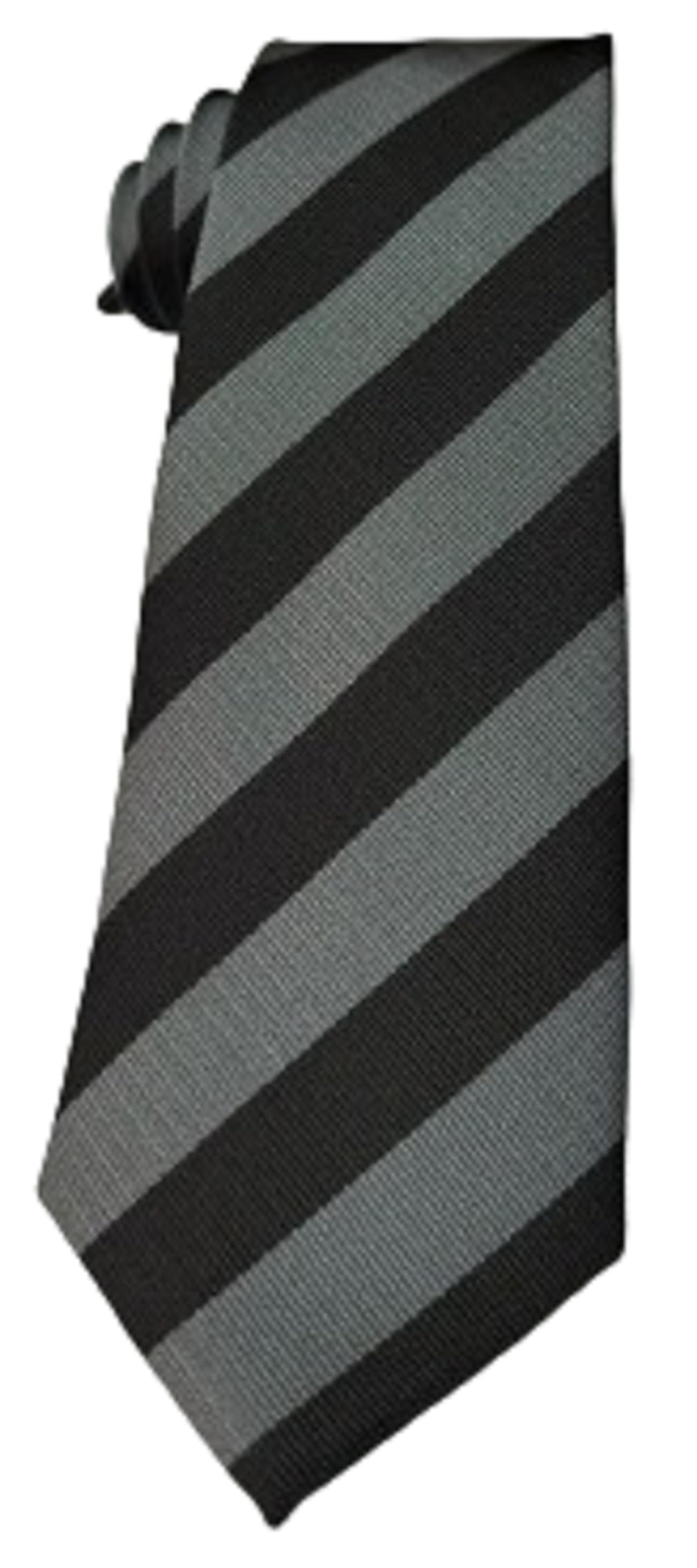 L&L® Striped School Mens Boys wedding event prom party plain necktie tie UK (Darkgray/Black)