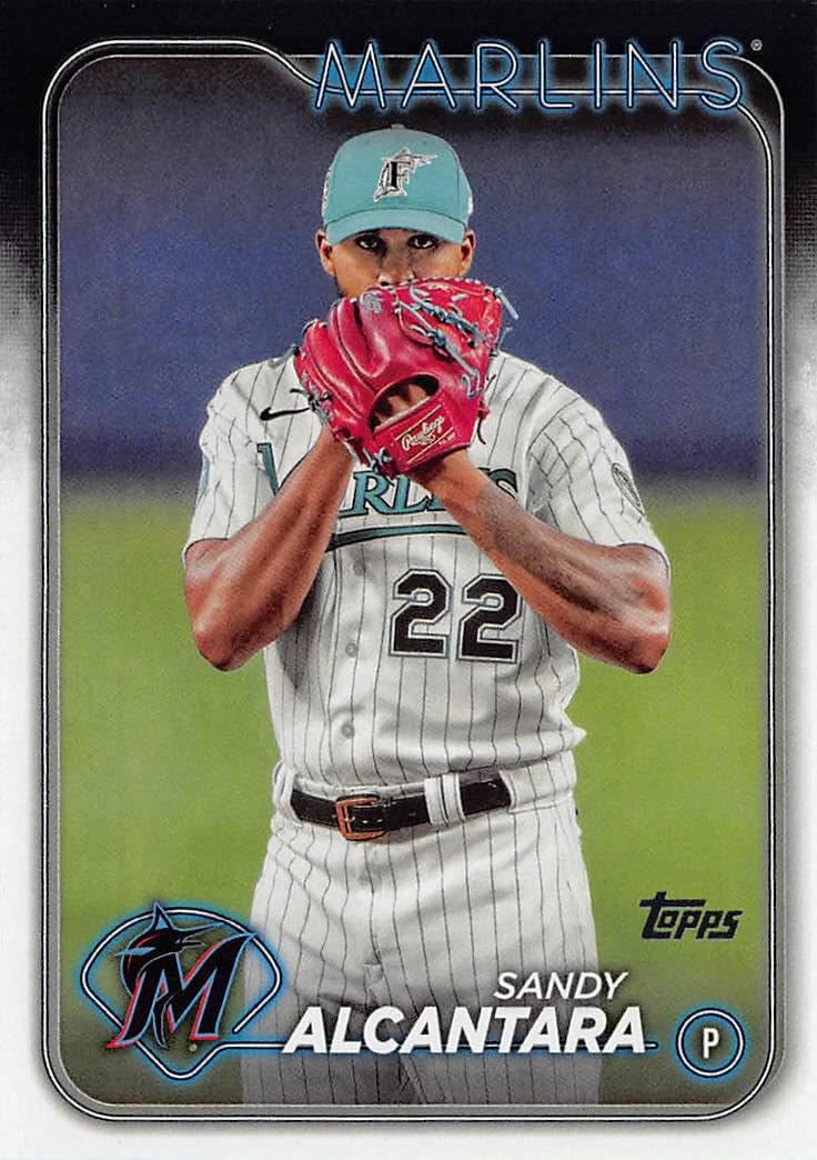 Amazon.com: 2024 Topps Series 2#636 Sandy Alcantara : Collectibles 