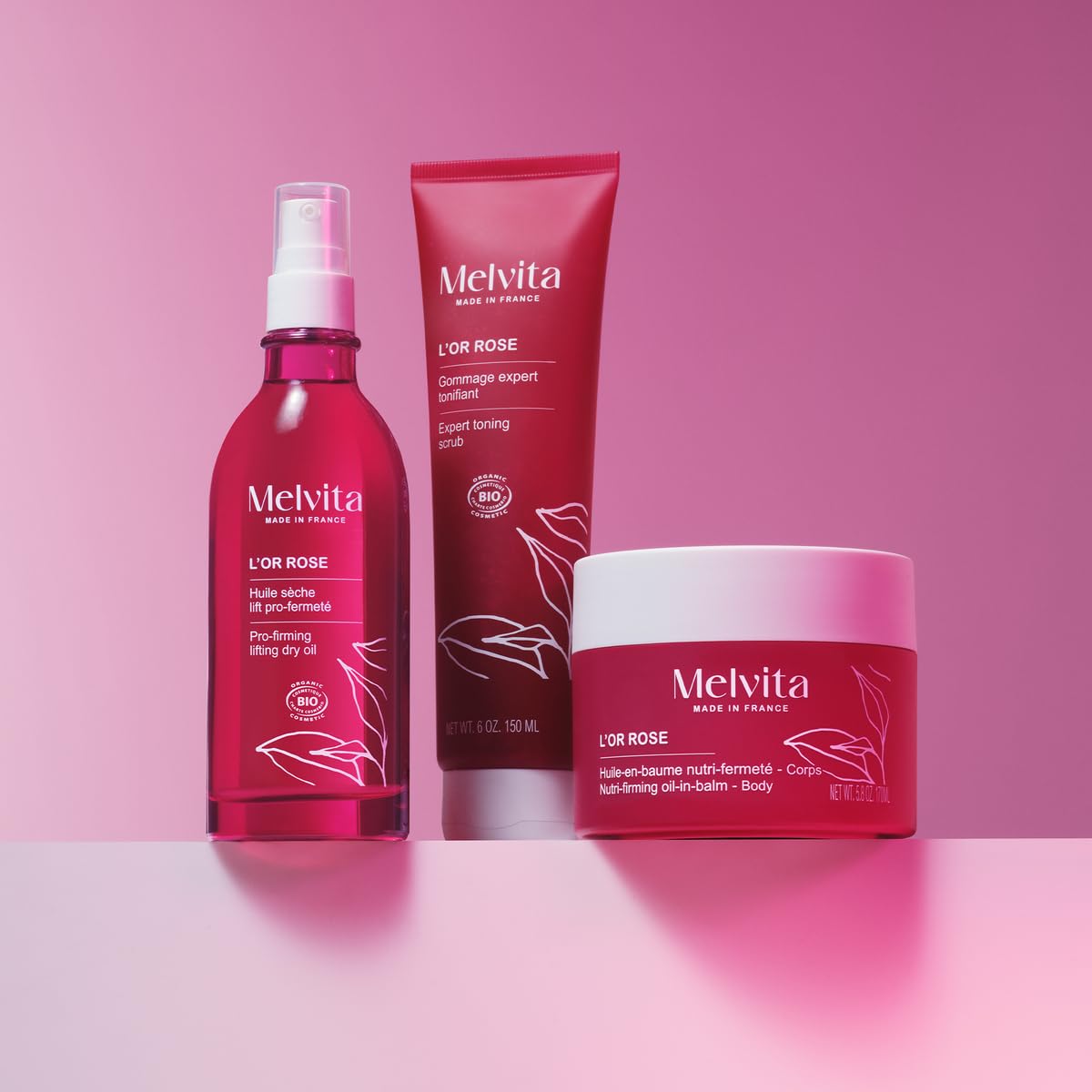 Melvita - Trattamento per il Corpo - l'Or Rose - Snellente Rassodante - Prodotto in Francia