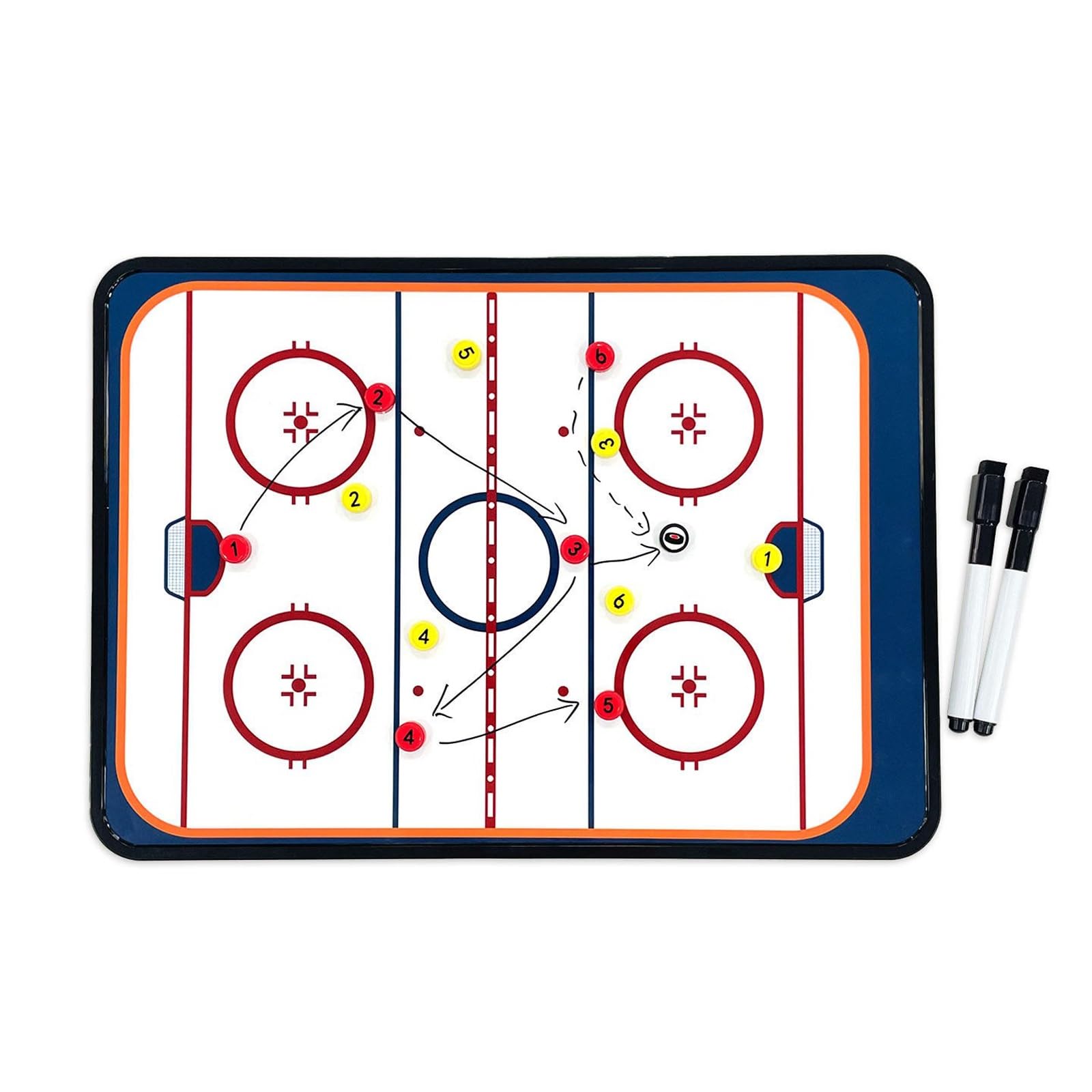 Pizarra Táctica de Hockey Sobre Hielo para Entrenadores