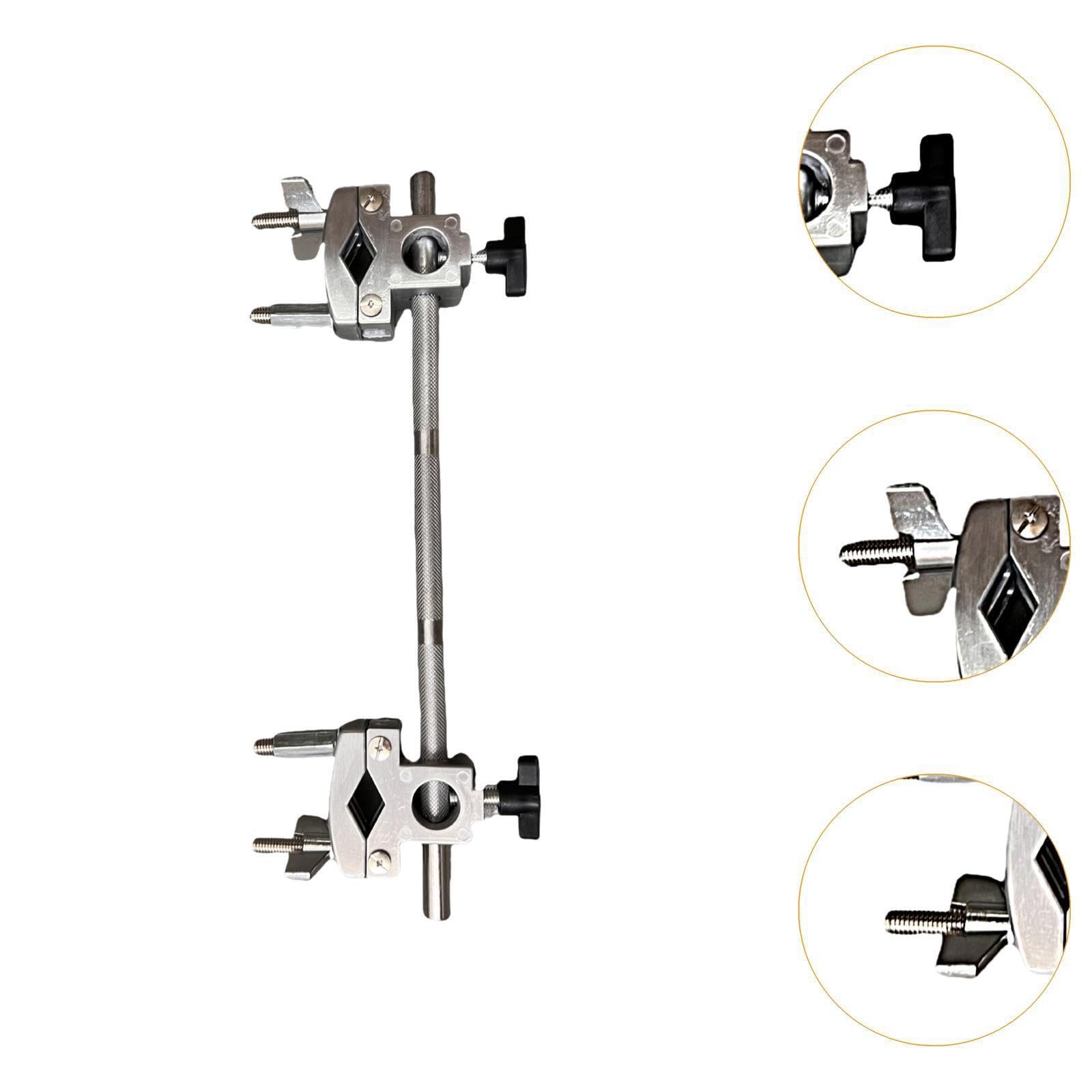 Soporte para platillos, piezas de metal para tambor, herrajes para tambor, accesorio para brazo de platillo de repuesto, estilo E, plata, Estilo E