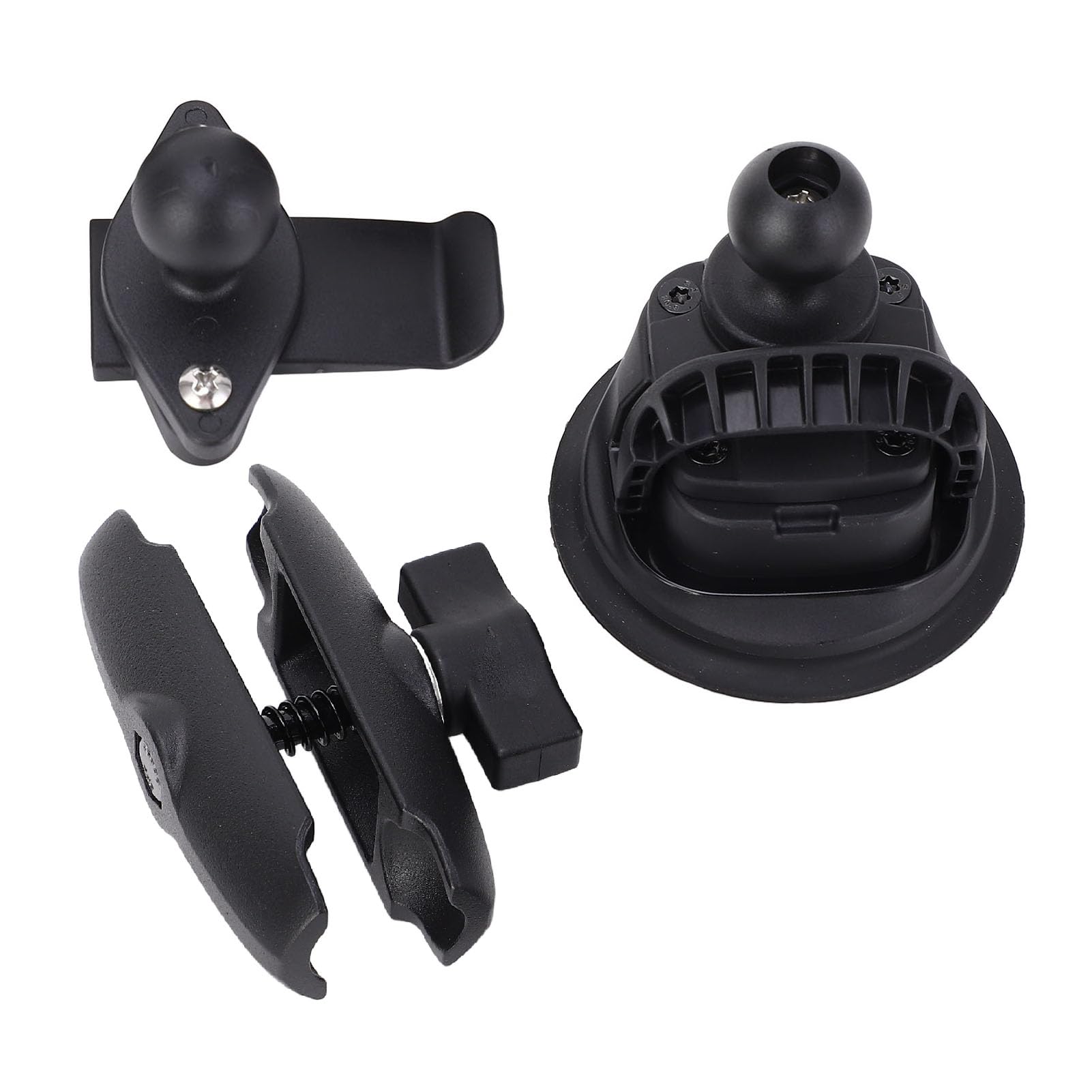 Soporte de Ventosa para Parabrisas de Coche con GPS y Bola giratoria de 1 Pulgada, Ajustable, para navegación GPS en el salpicadero del Coche.