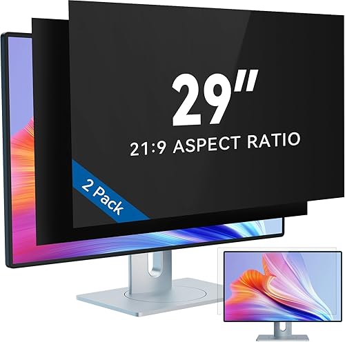 Miniatura 22 de IPROKKO - Filtro de pantalla de privacidad de computadora de 19 pulgadas para monitor de pantalla ancha 5:4, extraíble de 19 pulgadas, protector de