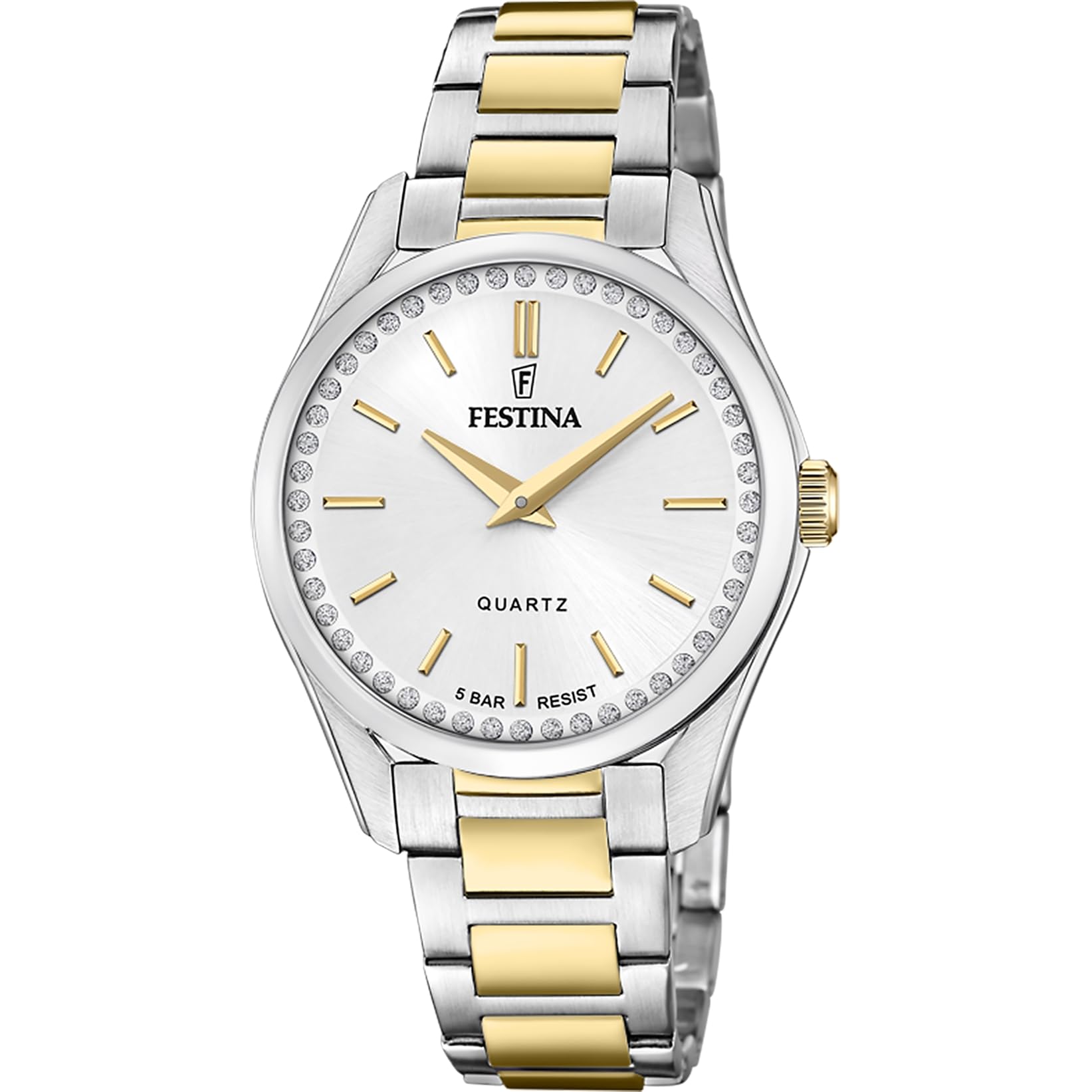 Festina Reloj Mujer F20619/1 Mademoiselle Caja de Acero Inoxidable 316l Plateado Correa de Acero Inoxidable 316l Multi