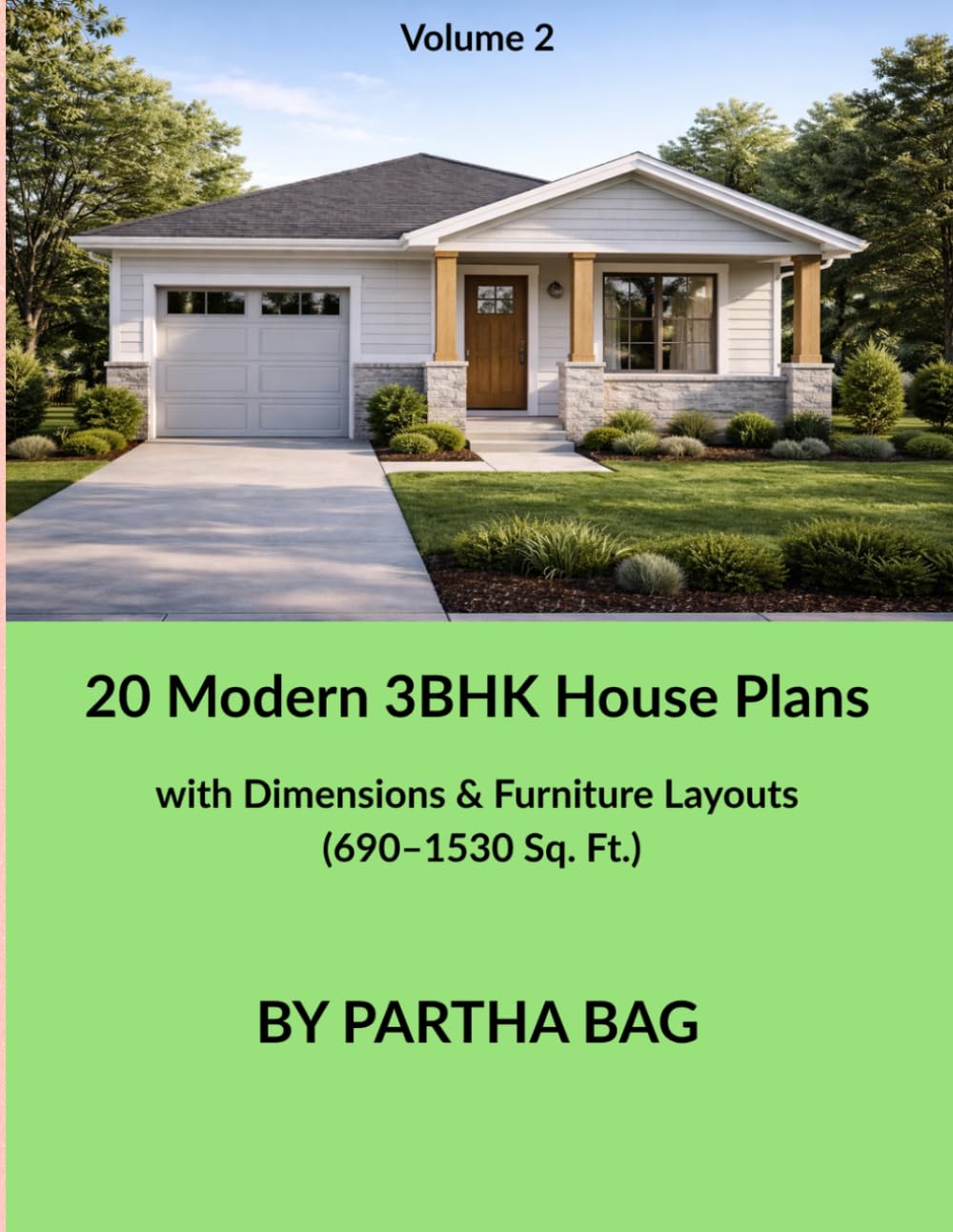 20 Modern 3BHK House Plans: with Dimensions & Furniture Layouts (690–1530 Sq. Ft.)