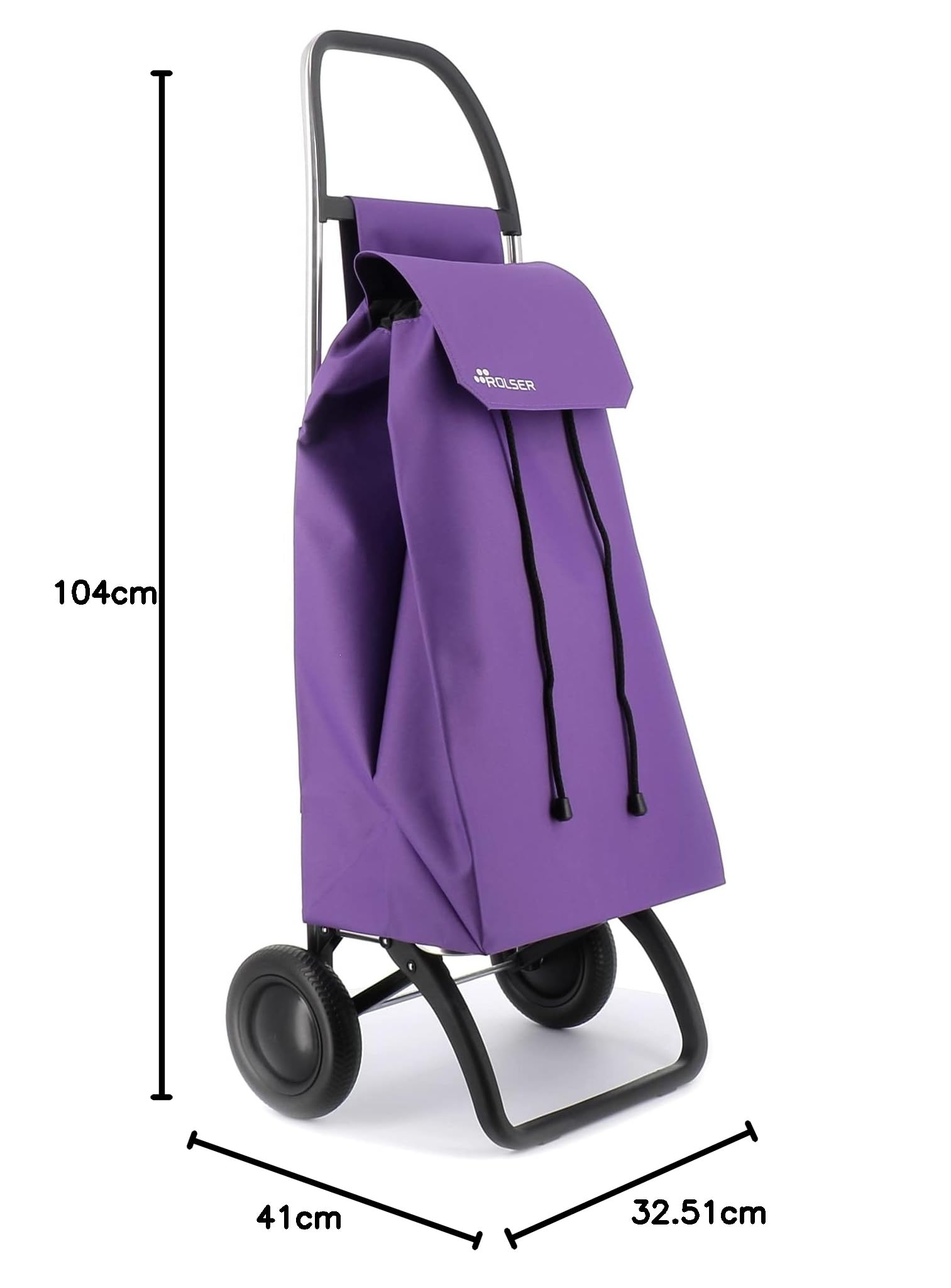 Carro Rolser Saquet LN 2 Ruedas - Malva