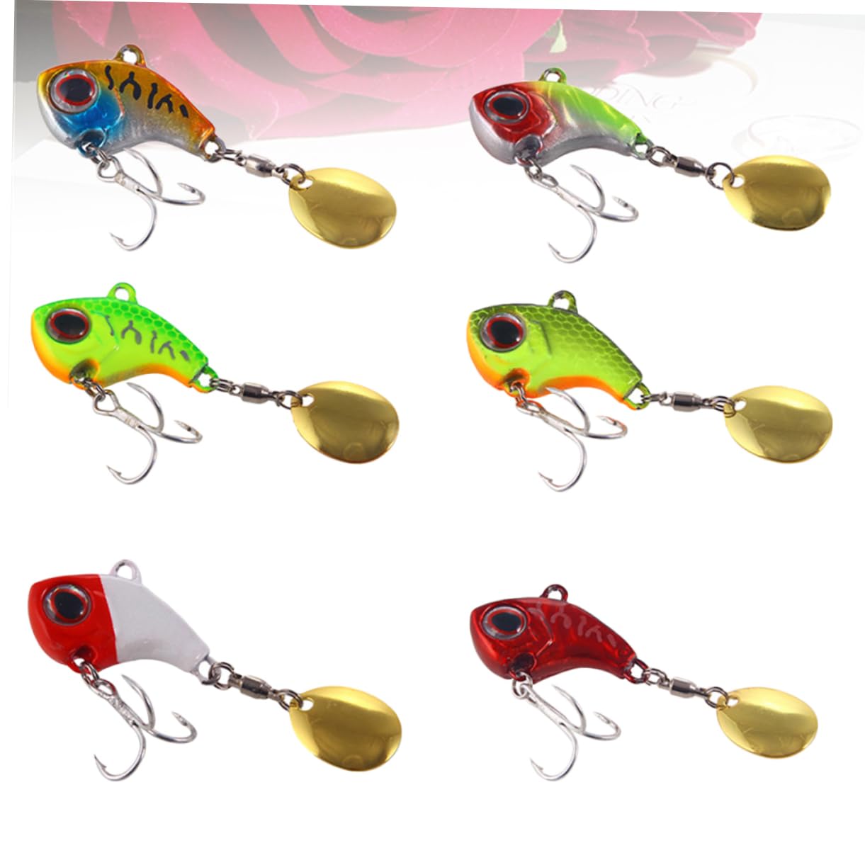 SUPVOX 18 Pcs Accessoires De Pêche Appâts Durs pour Basse Leurres De Pêche en Eau Salée Matériel De Bar Leurre De Fournitures De Leurres pour La à La Truite