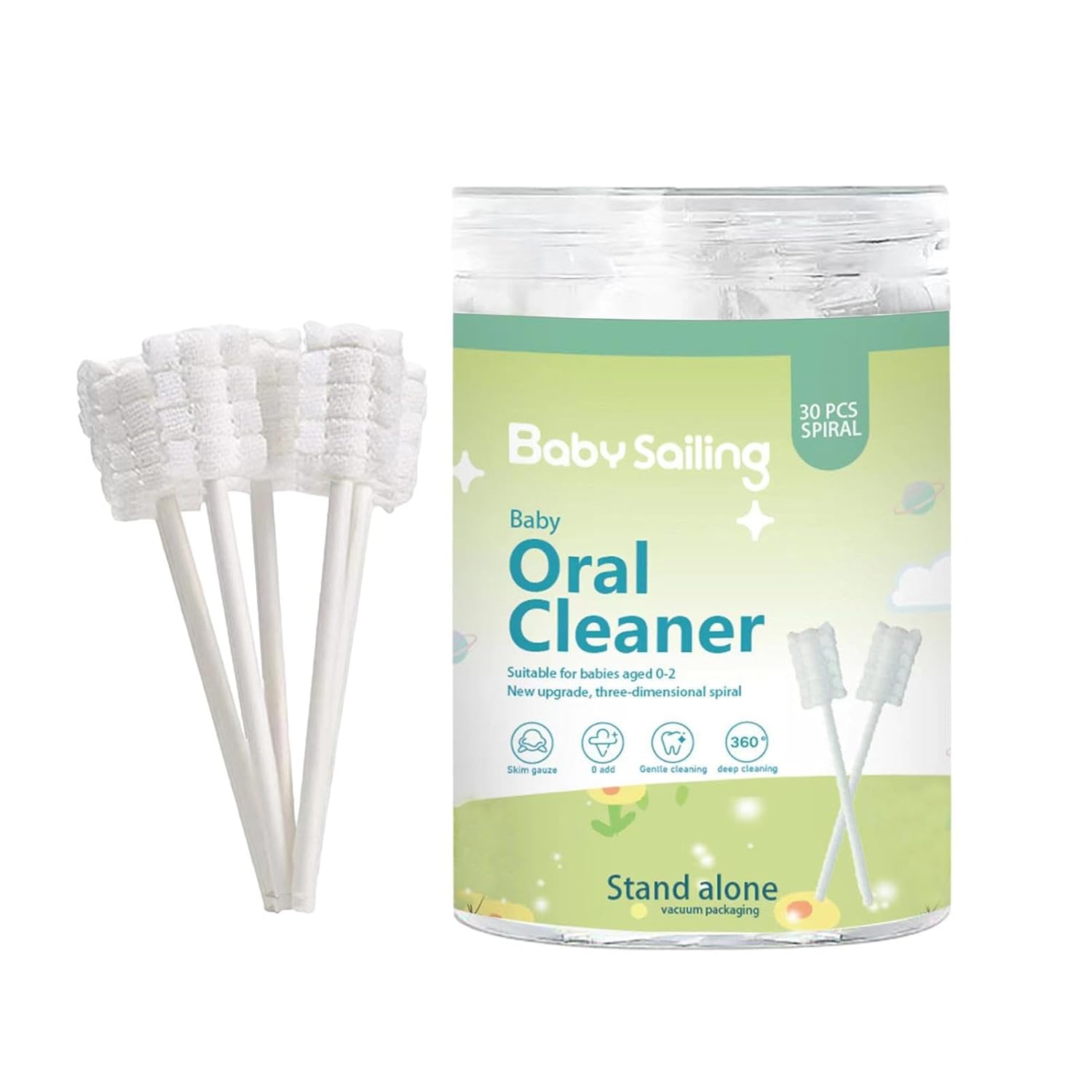 Baby Cleaning Stick e Escova de Dentes: Higiene Oral Prática e Segura para Seu Bebê em Casa e na Viagem