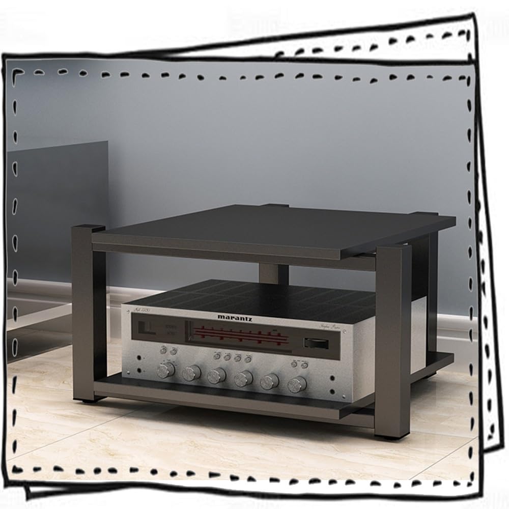 Meuble de rangement ouvert pour composants stéréo de salon