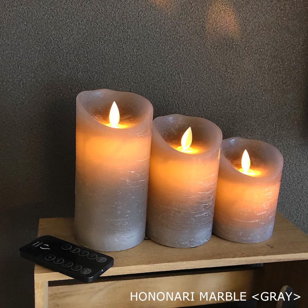 Amazon.co.jp : Hononari LED キャンドルライト 大中小3点セット 専用