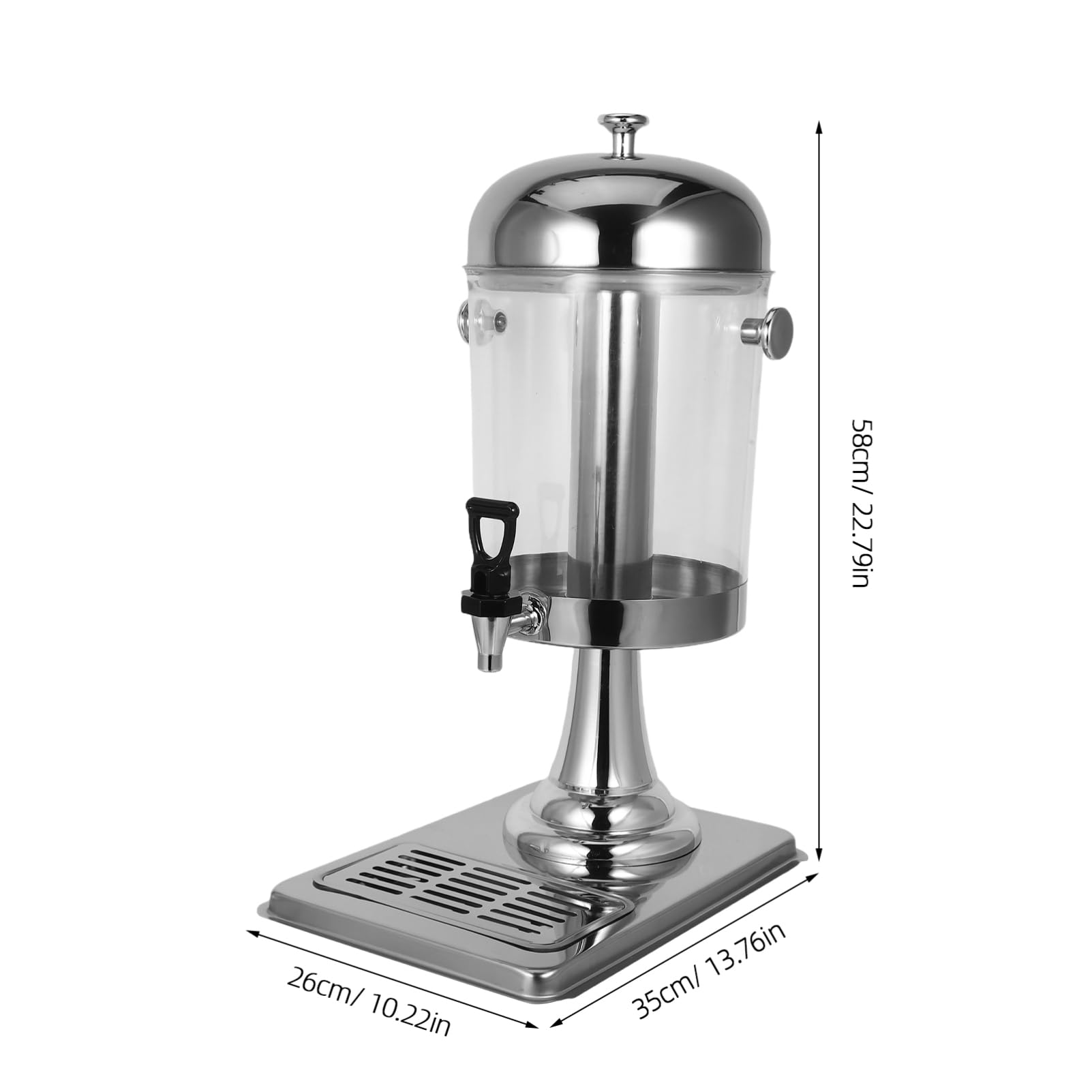 VALICLUD Stainless Steel Beverage Dispenser with Spigot for Drinks for Parties Restaurants and Buffets Drinks Container with Easy Pour Design